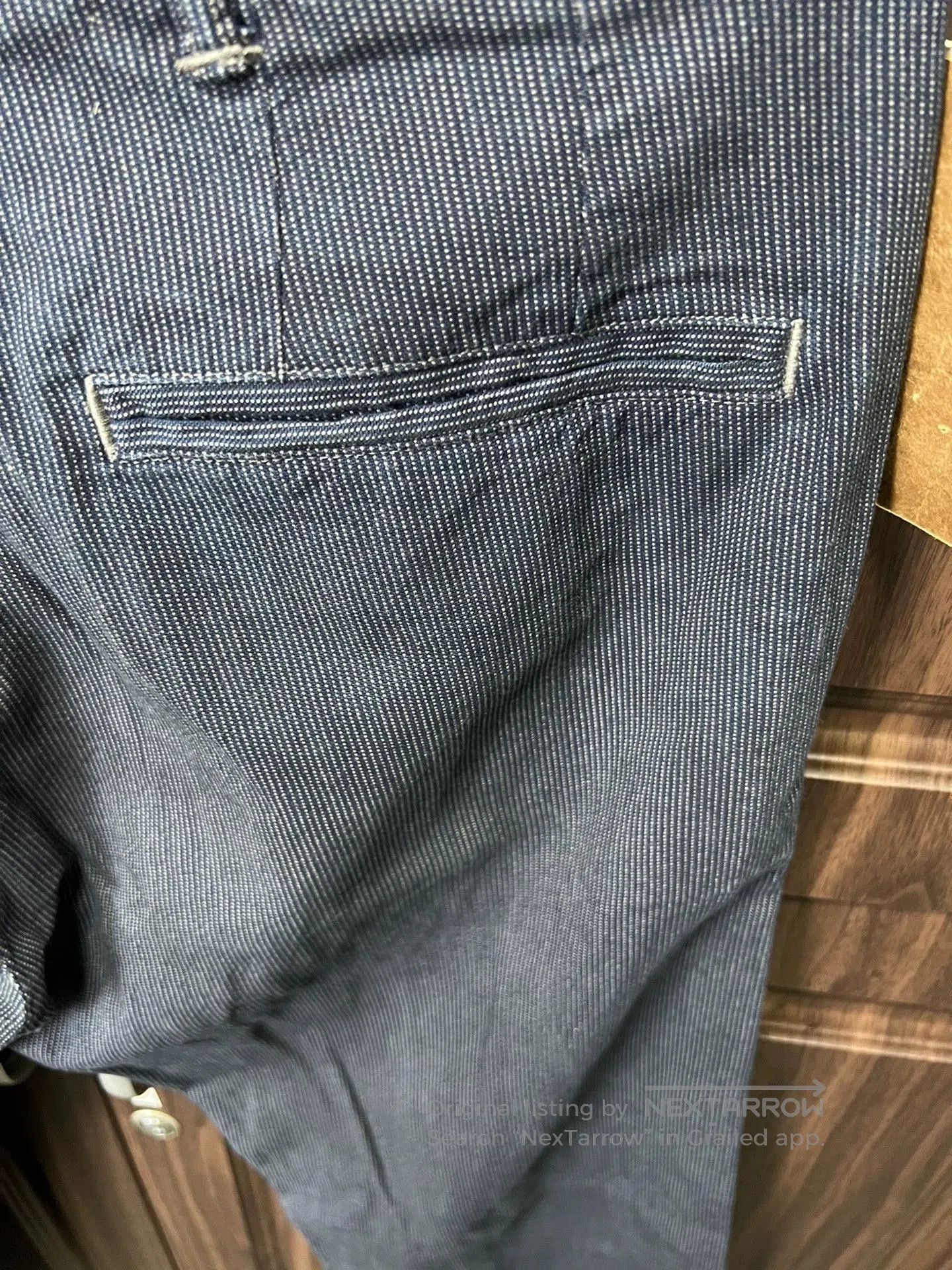 RRL Ralph Lauren RRL Blue Dyed Military Pants Wabash. Size US 32 / EU 48 - 6 Thumbnail