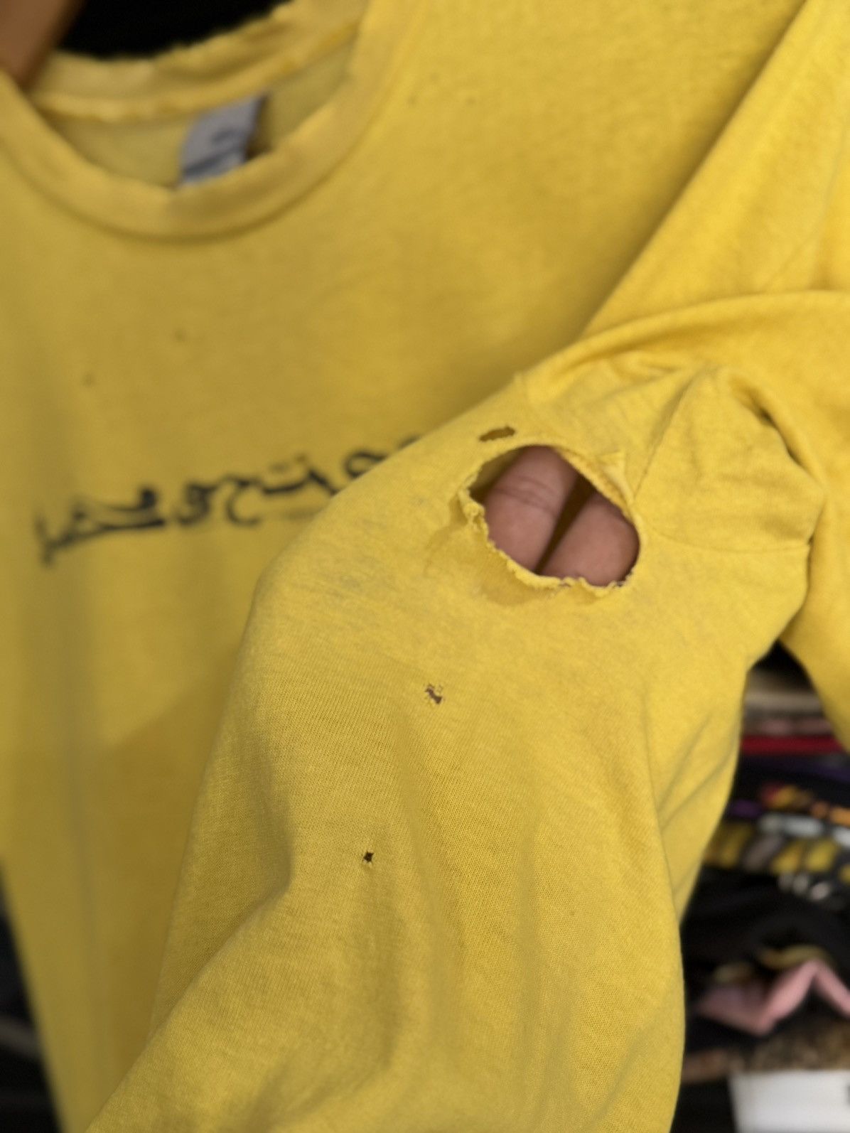 Stussy Thrashed Vintage Stussy Arabic International Tee Size US L / EU 52-54 / 3 - 9 Thumbnail