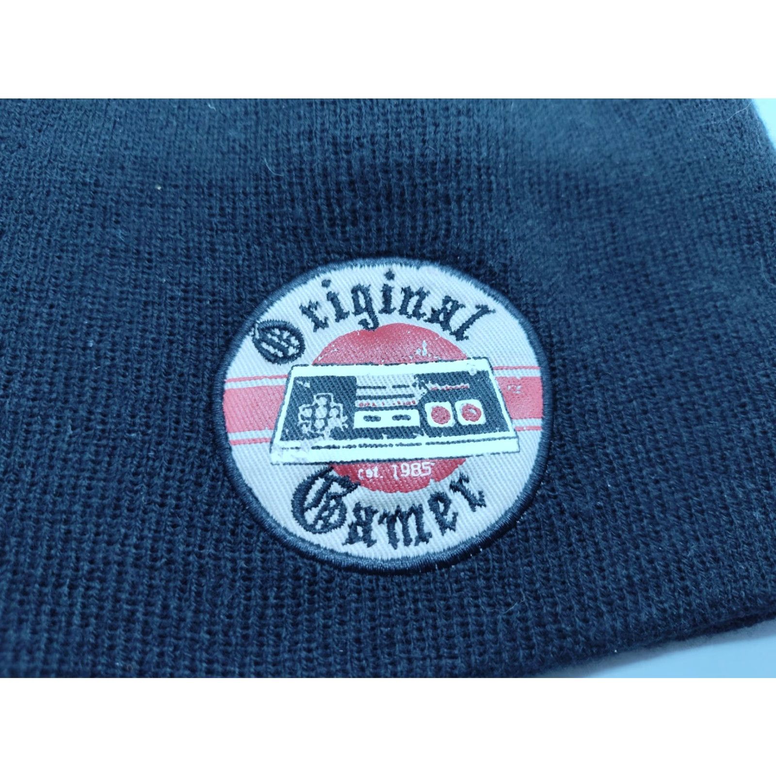 HATSKI VINTAGE Virtis Nintendo Controller Black Beanie Ski Hat One Size Mens Size ONE SIZE - 2 Thumbnail