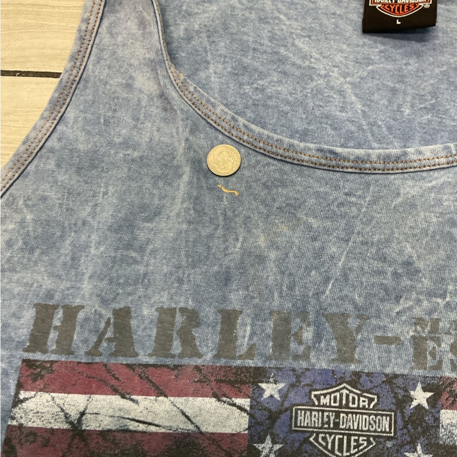 Harley Davidson Vintage 90’s Harley Davidson Temple, Texas Tank Top Size US L / EU 52-54 / 3 - 7 Thumbnail