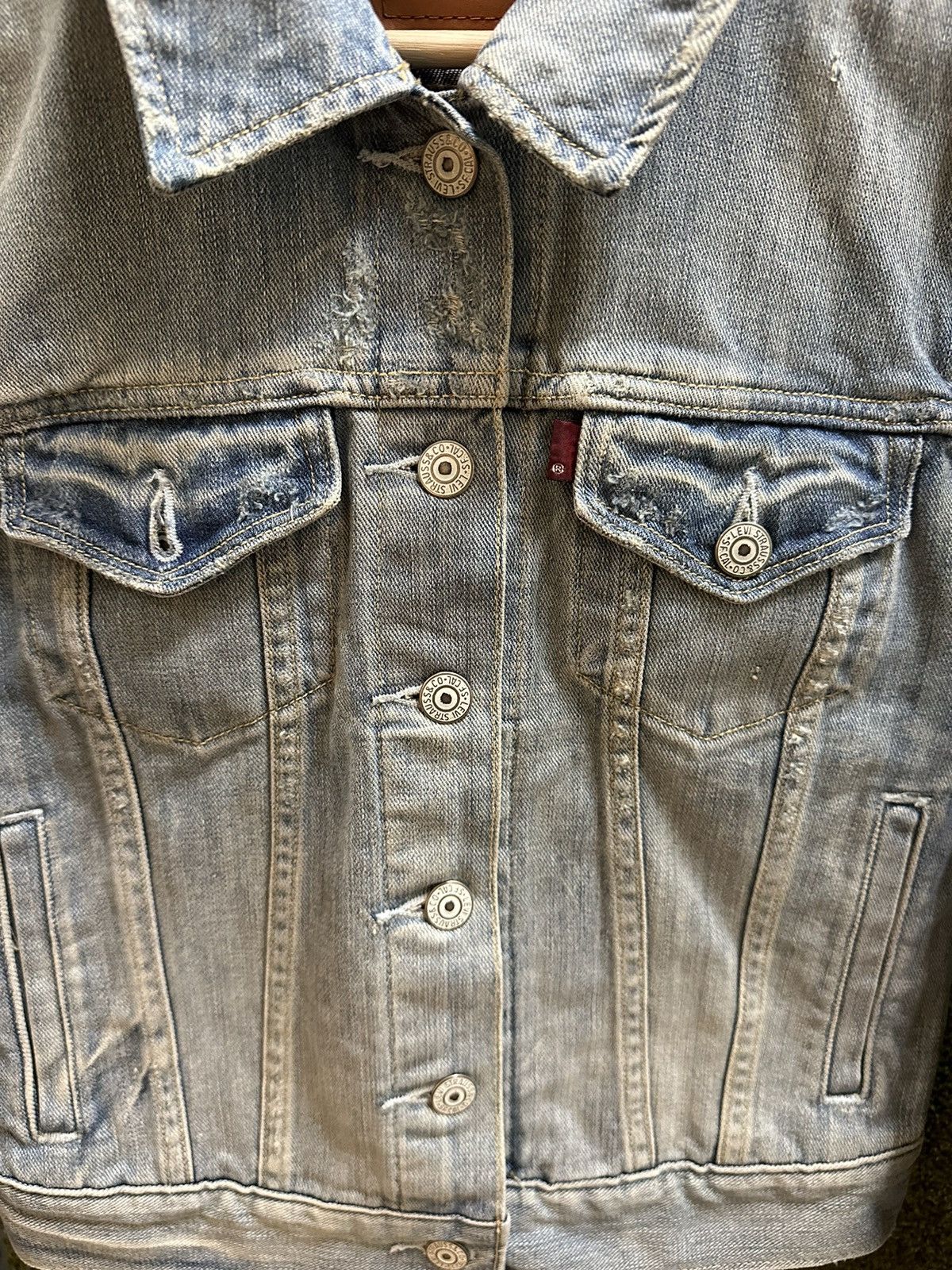 Levi's Levi’s Light Wash Denim Jacket Small Size US S / EU 44-46 / 1 - 4 Thumbnail