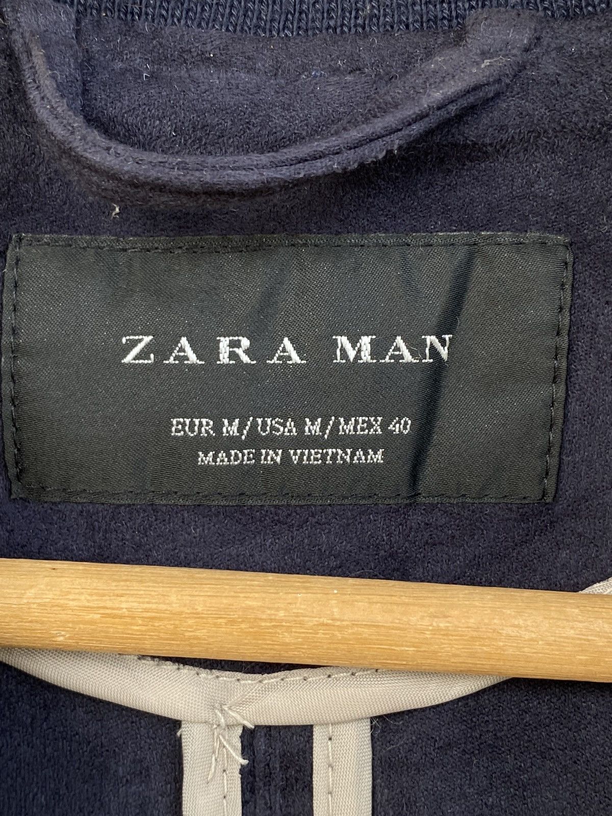 Zara ZARA MAN Navy Blue Bomber Jacket Size US M / EU 48-50 / 2 - 9 Thumbnail