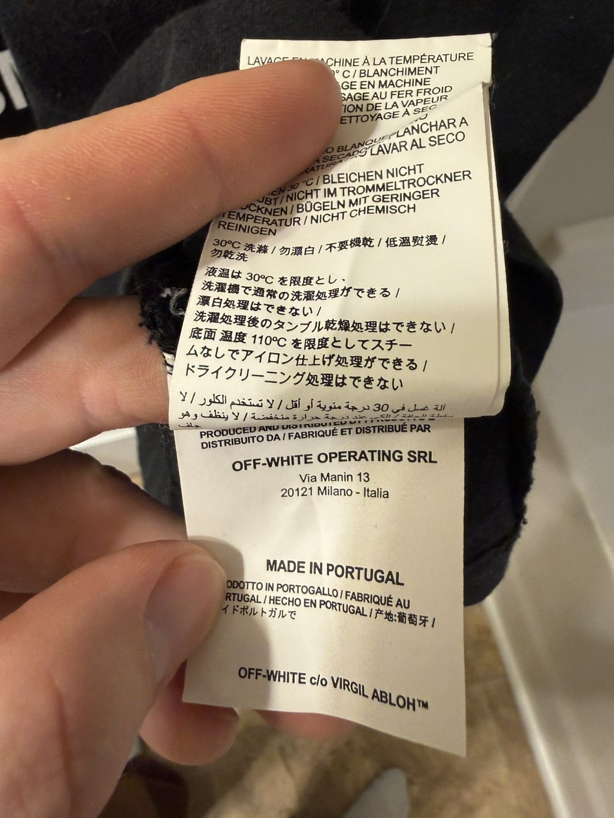 Off-White “Impressionism” black tee Size US S / EU 44-46 / 1 - 10 Thumbnail