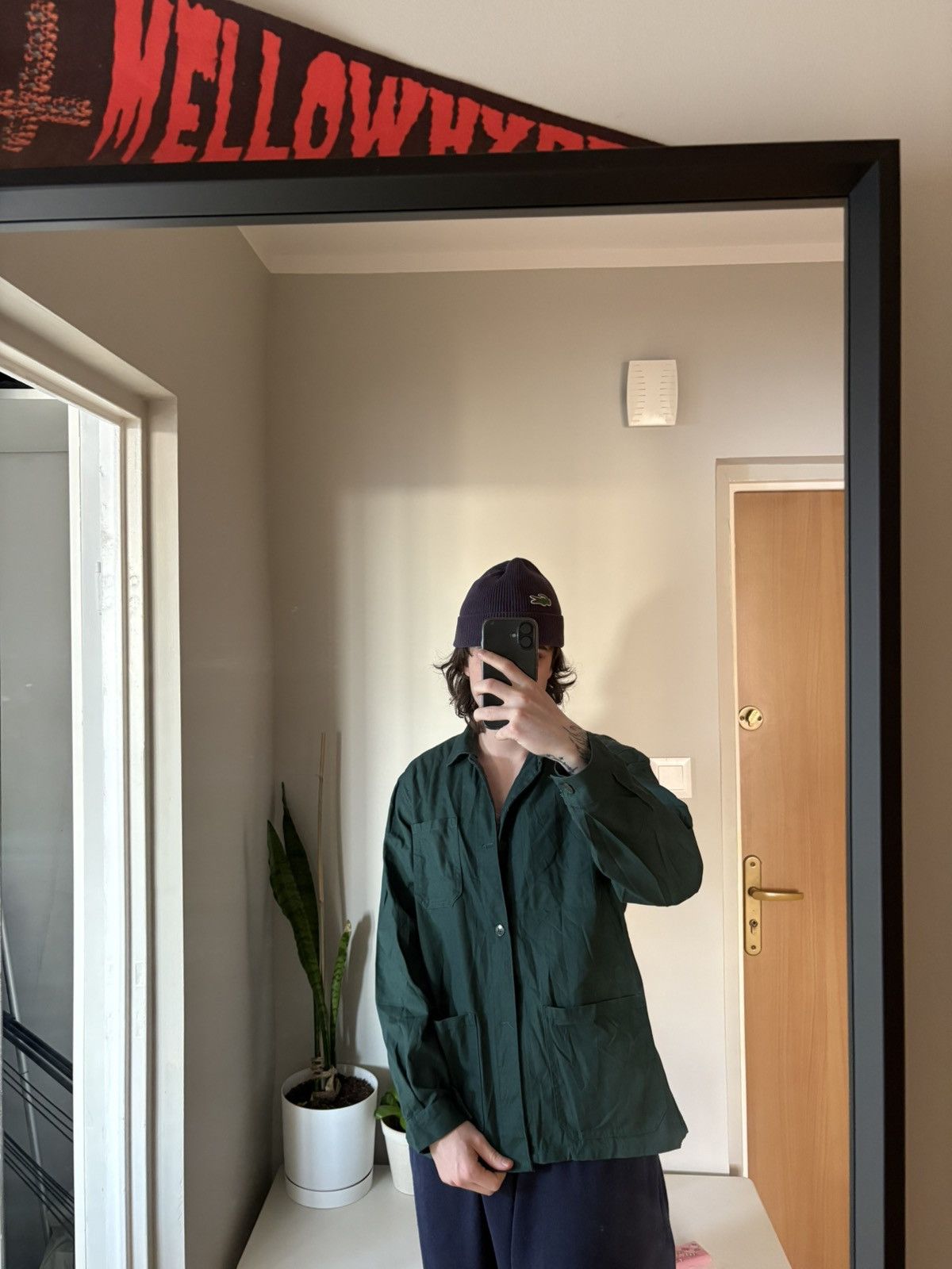 Le Laboureur 80s L’ideal French chore coat jacket green Size US M / EU 48-50 / 2 - 2 Thumbnail