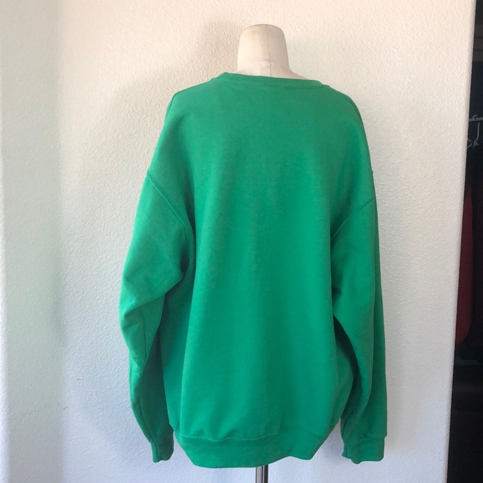 Other Meowy Christmas Hello ugly Christmas sweatshirt green cat Size L / US 10 / IT 46 - 2 Thumbnail