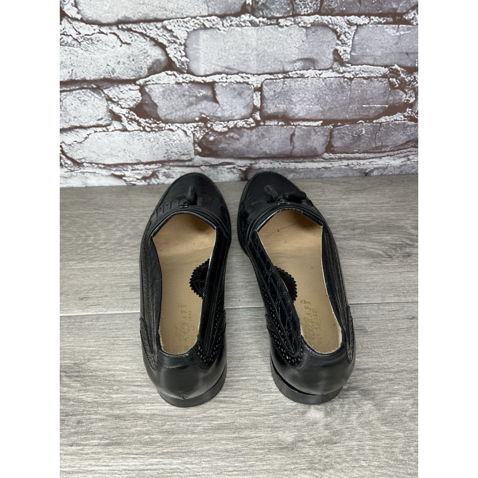 Towncraft Townscraft Black Leather Tassel Loafer Slip On Dress Shoes M Size US 8.5 / EU 41-42 - 5 Thumbnail