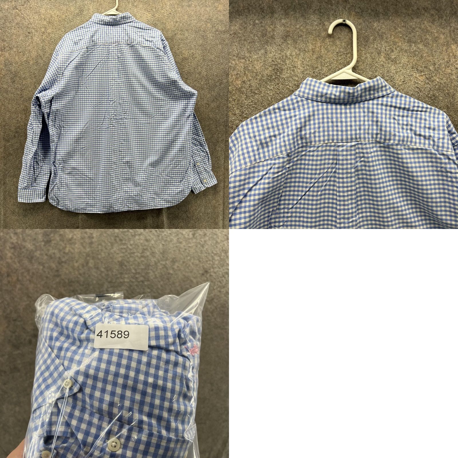 Ralph Lauren Ralph Lauren Shirt Mens 2XL Blue Check Long Sleeve Button Front Casual Woven Size US XXL / EU 58 / 5 - 8 Thumbnail