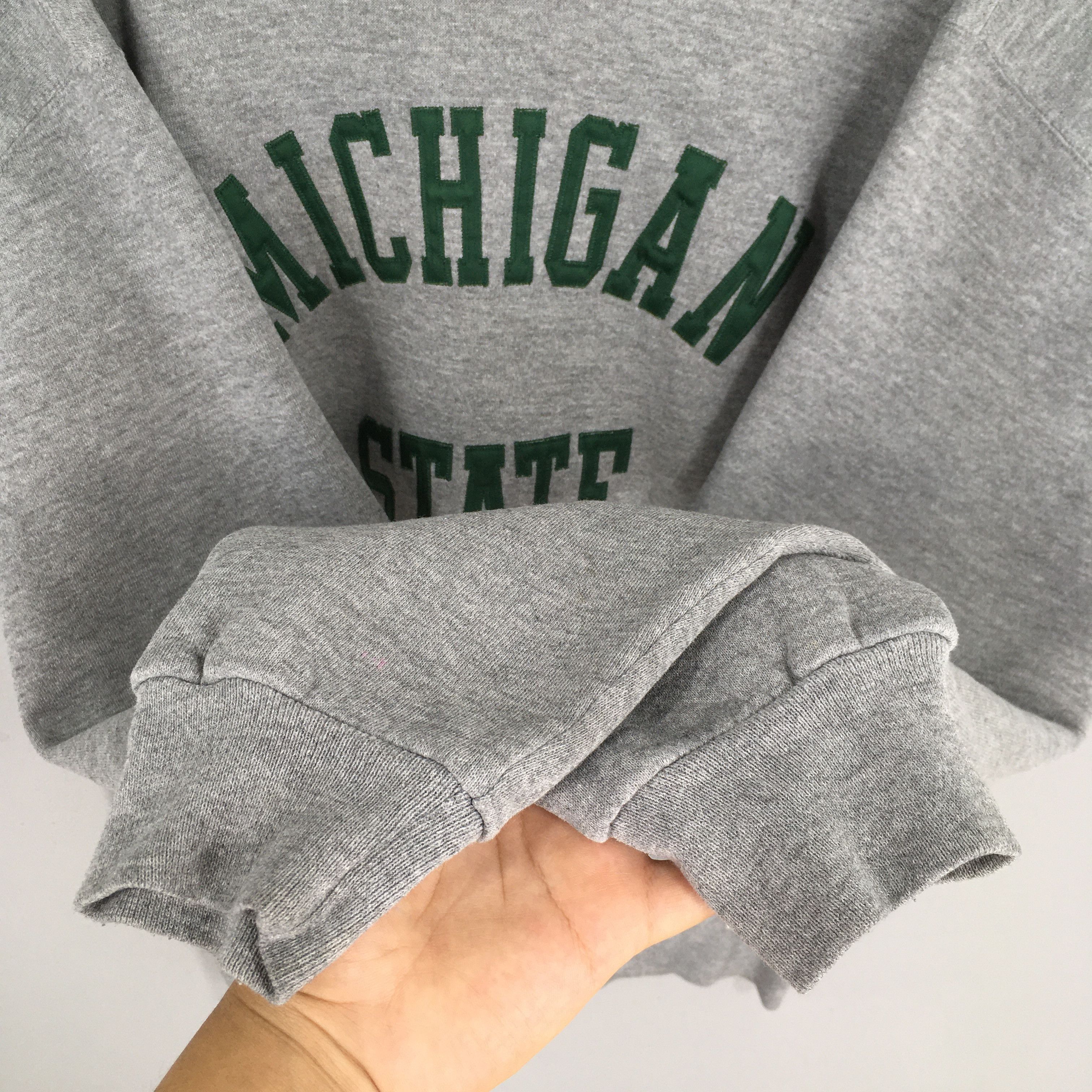 NCAA × Russell Athletic Vintage MSU Michigan State Sweatshirt XLarge Size US XL / EU 56 / 4 - 4 Thumbnail