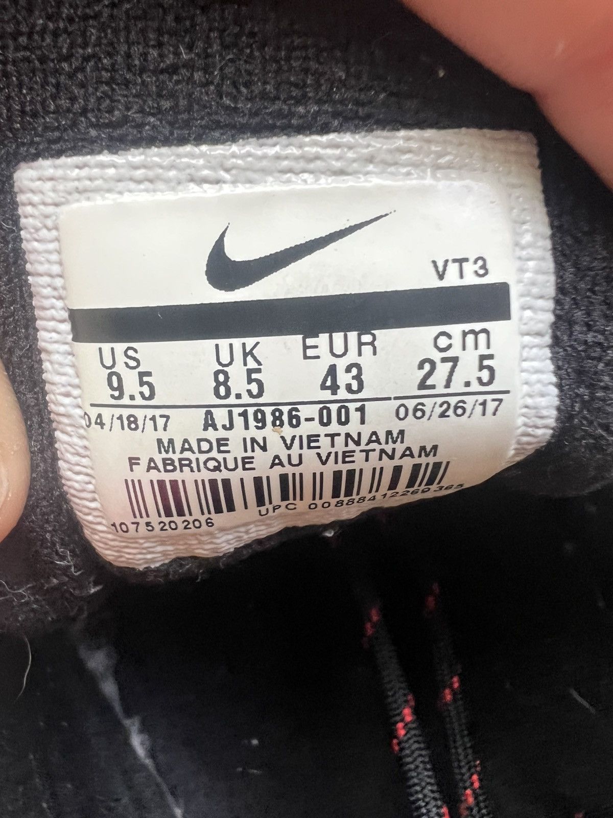 Nike Air max 97 undefeated size 9.5 men's Size US 9.5 / EU 42-43 - 6 Thumbnail