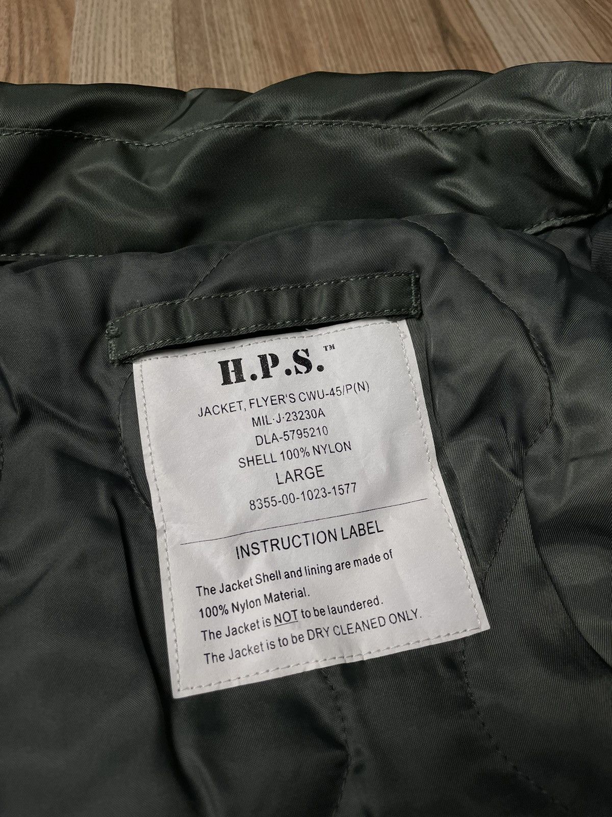 Japanese Brand × Vintage Vintage MA 1 H.P.S Intermediate Bomber Jacket Size US L / EU 52-54 / 3 - 7 Thumbnail