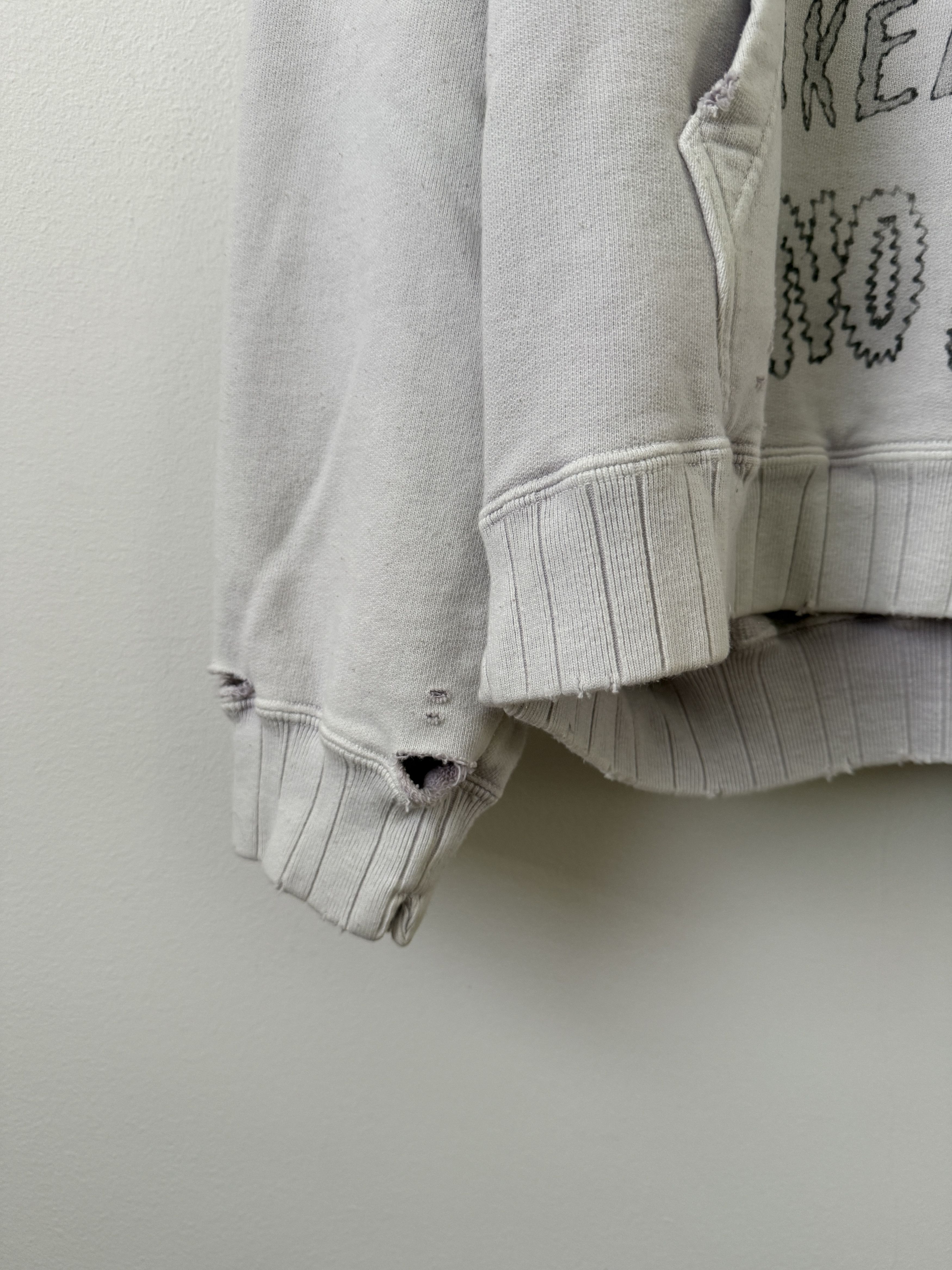 Maison MIHARA YASUHIRO Bleached Distressed Cat Hoodie Size US S / EU 44-46 / 1 - 12 Thumbnail