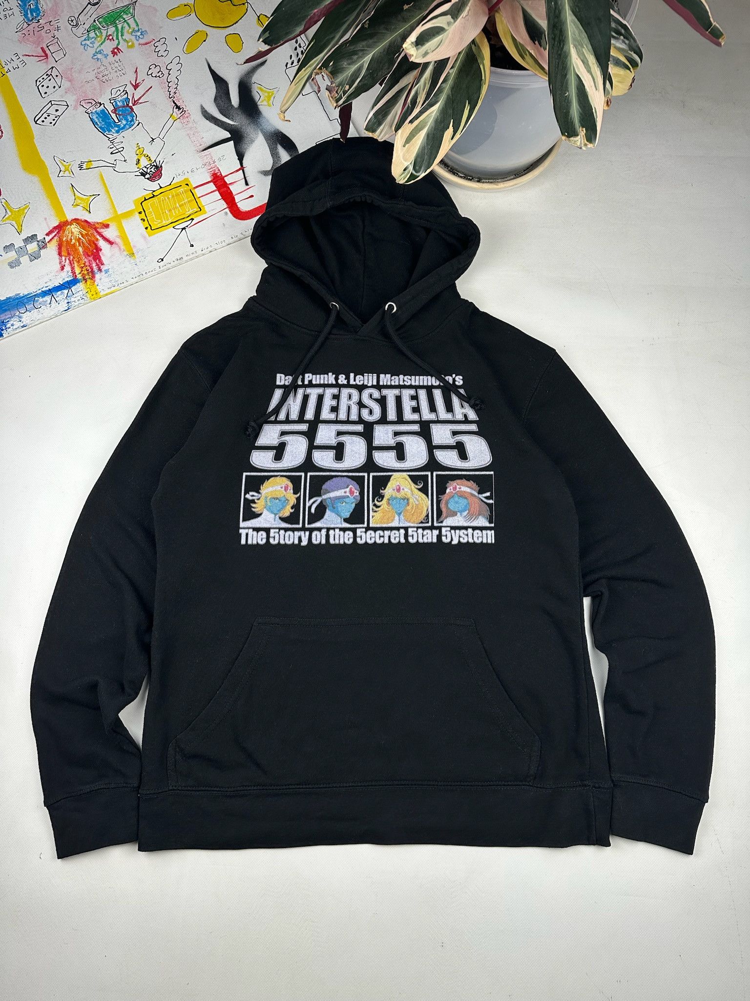 Band Tees Rare Vintage Daft Punk anime Hoodie Interstella 5555 Size US M / EU 48-50 / 2 - 1 Thumbnail