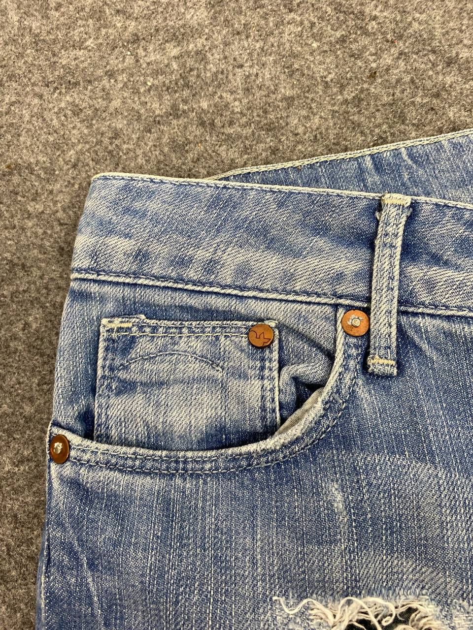 H&M h&m x &denim slim distressed denim Size US 30 / EU 46 - 13 Thumbnail