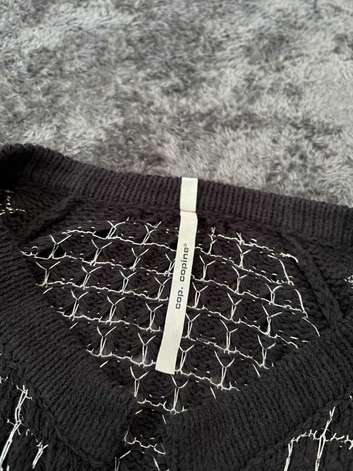 Cop Copine Vintage Cop Copine Mesh Gilet Sweater Size M / US 6-8 / IT 42-44 - 6 Thumbnail