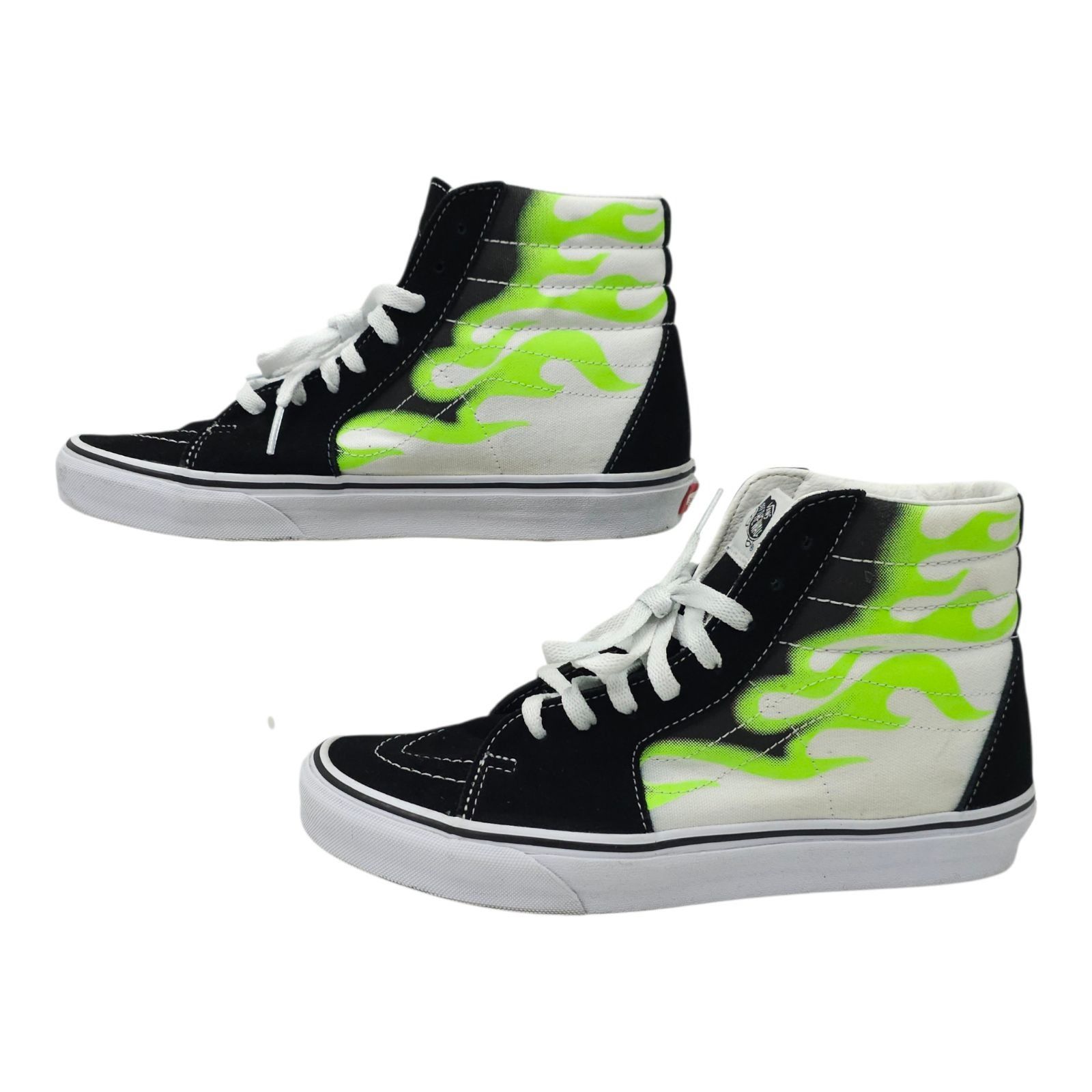 Vans Vans Sk8-Hi Green Flame Black White Sneaker Men 9 Women 10.5 Size US 9 / EU 42 - 11 Thumbnail