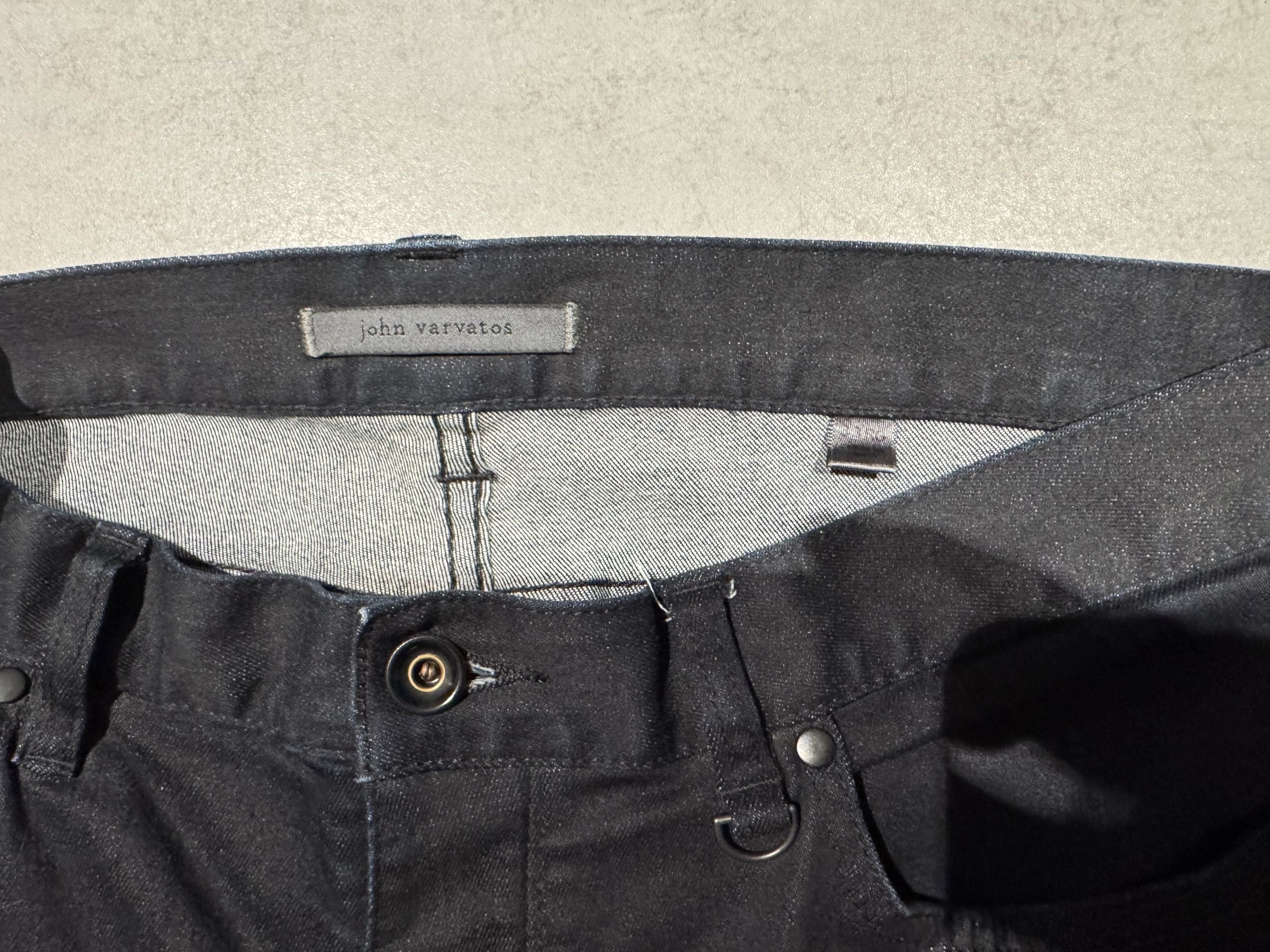 John Varvatos Dark Jeans Size US 33 - 3 Thumbnail