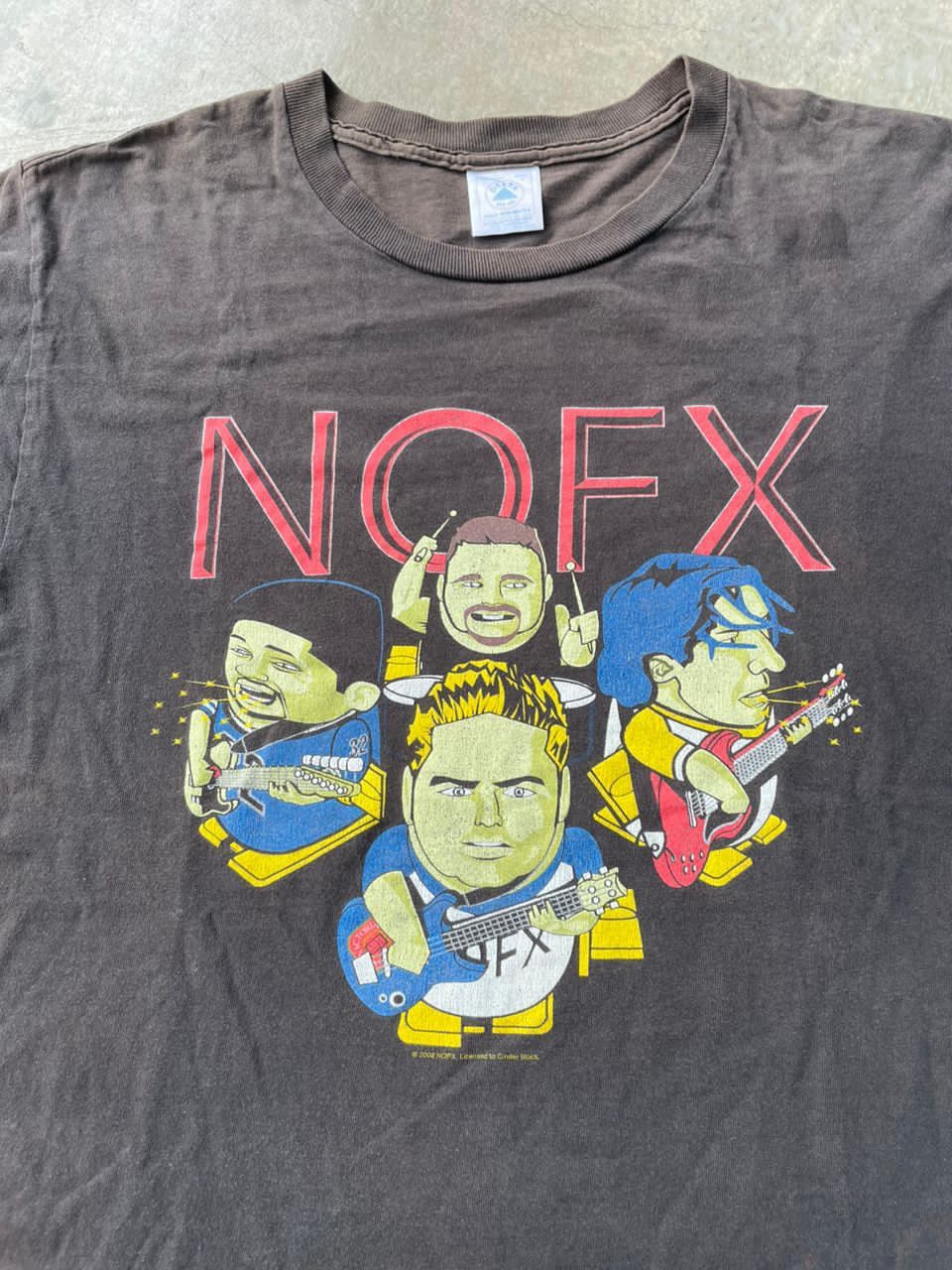 Band Tees Vintage 2002 NOFX Sun Faded Cartoon Band Tees Size US M / EU 48-50 / 2 - 3 Thumbnail