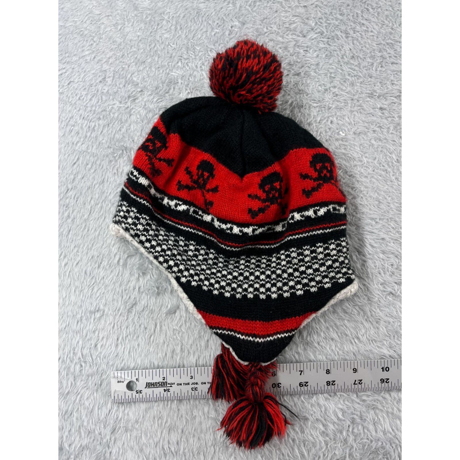 Old Navy Old Navy Camouflage Beanie Hat Unisex Adult One Size Red Lightweight Lined Outdoor Ski Skull Mens/Womens Size ONE SIZE - 6 Thumbnail