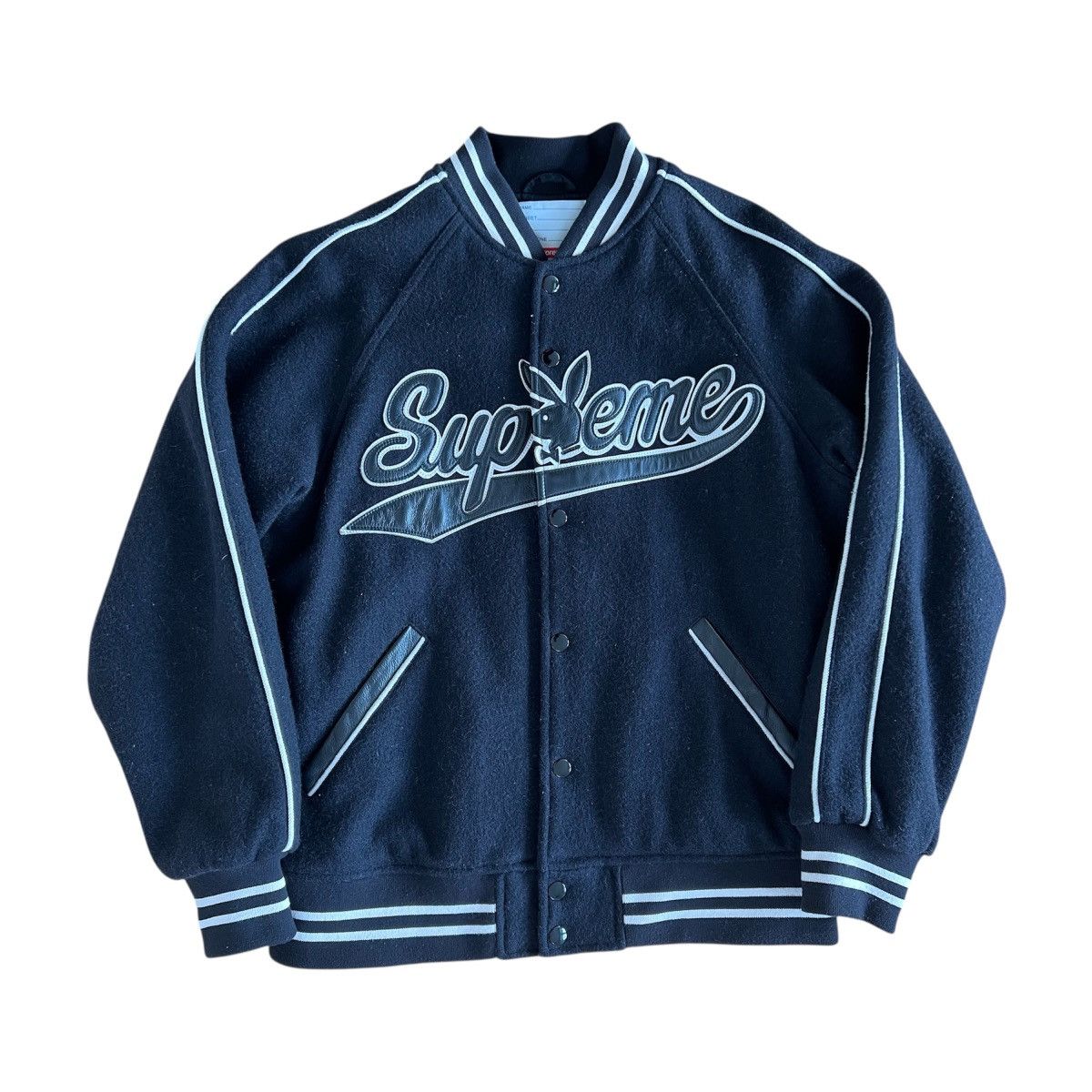 Supreme Playboy Varsity Jacket | Grailed