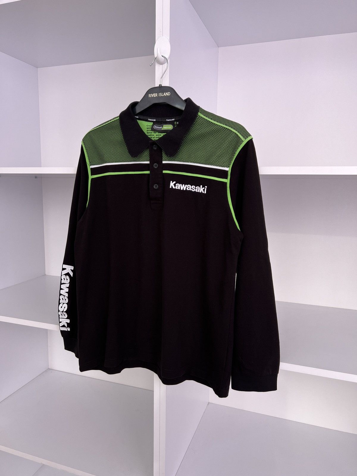 Vintage Vintage Kawasaki Racing Team Long Sleeve T-Shirt Size US L / EU 52-54 / 3 - 5 Thumbnail