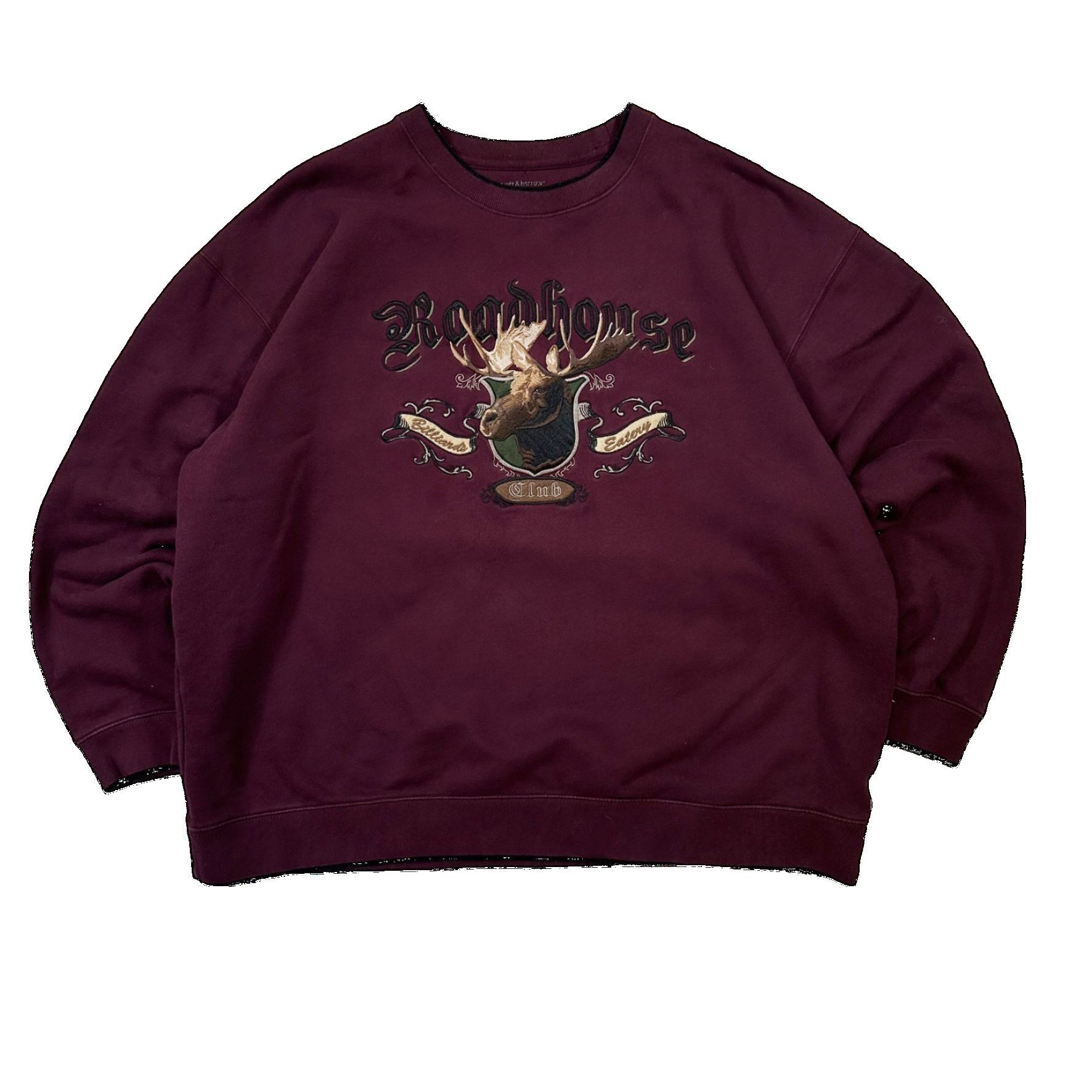 Vintage VIntage Heavy Embroidered Moose Roadhouse HEavy Nature Size US XL / EU 56 / 4 - 1 Thumbnail