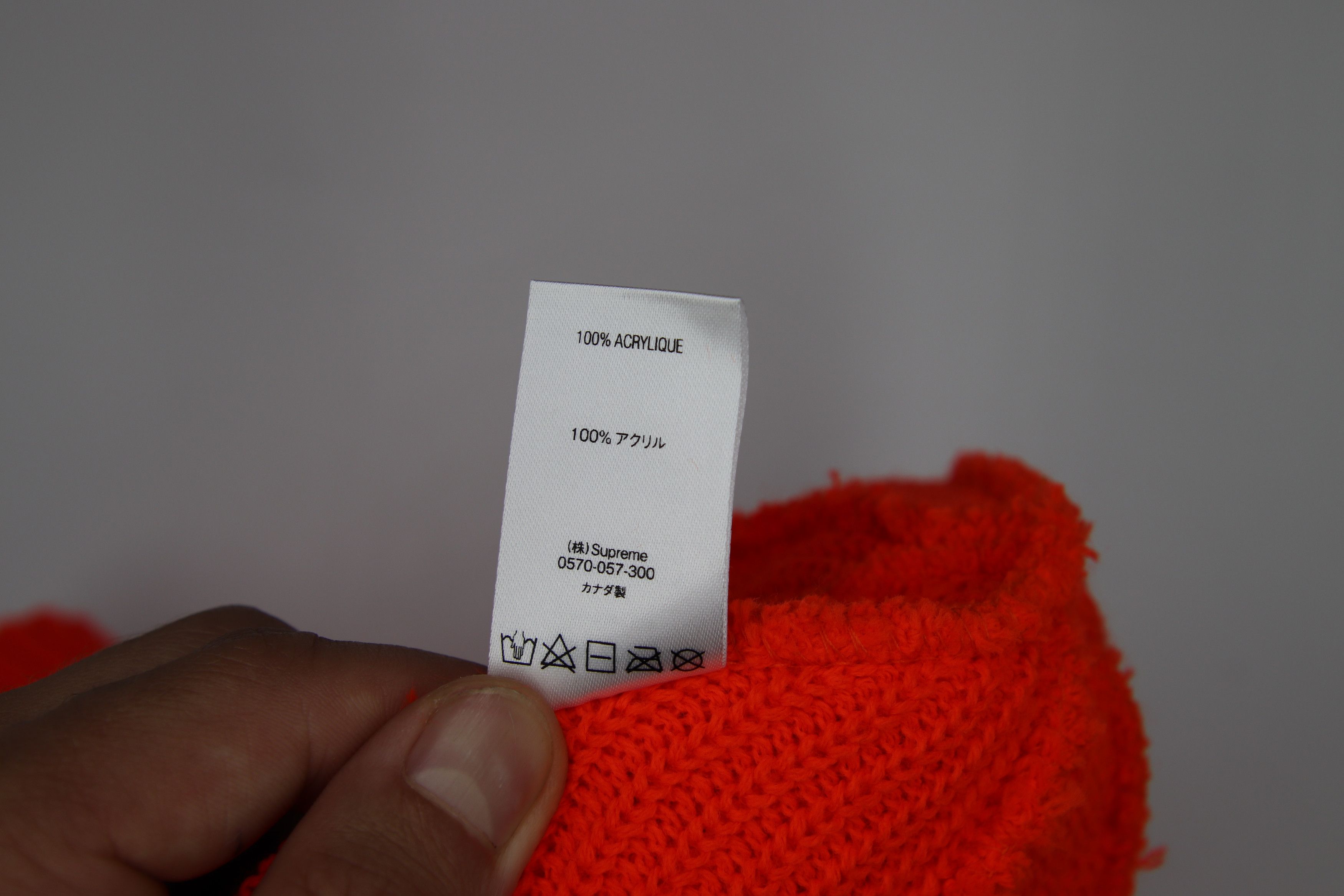 Supreme Supreme Loose Gauge Beanie Orange (FW20) Size ONE SIZE - 4 Thumbnail