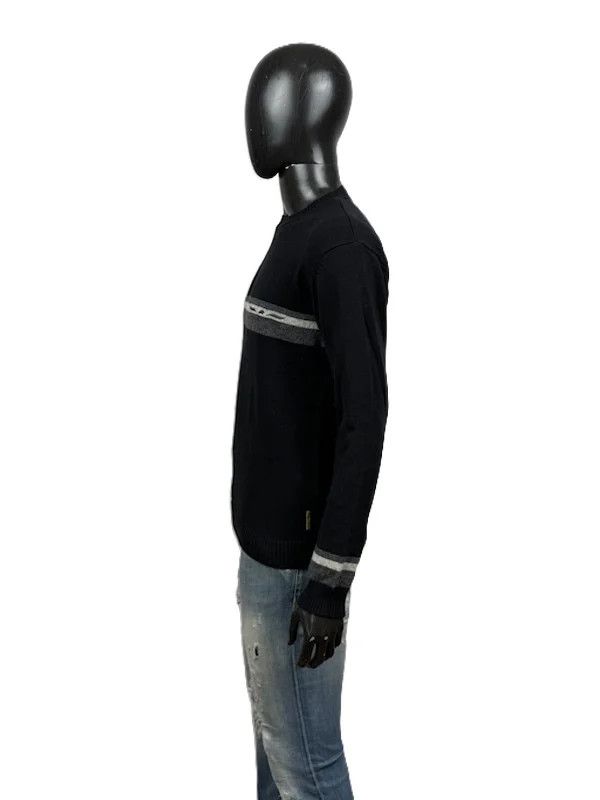 Armani Maglione Nero Armani Jeans Lana Cotone Uomo M Size US M / EU 48-50 / 2 - 6 Thumbnail