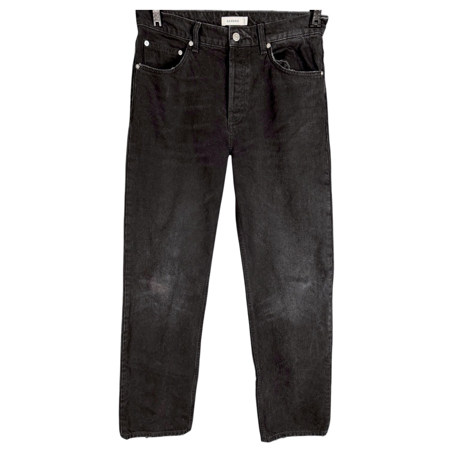 Sandro Men's Sandro Wide Straight Denim Jeans 32x30 $390 Retail Size US 32 / EU 48 - 1 Thumbnail