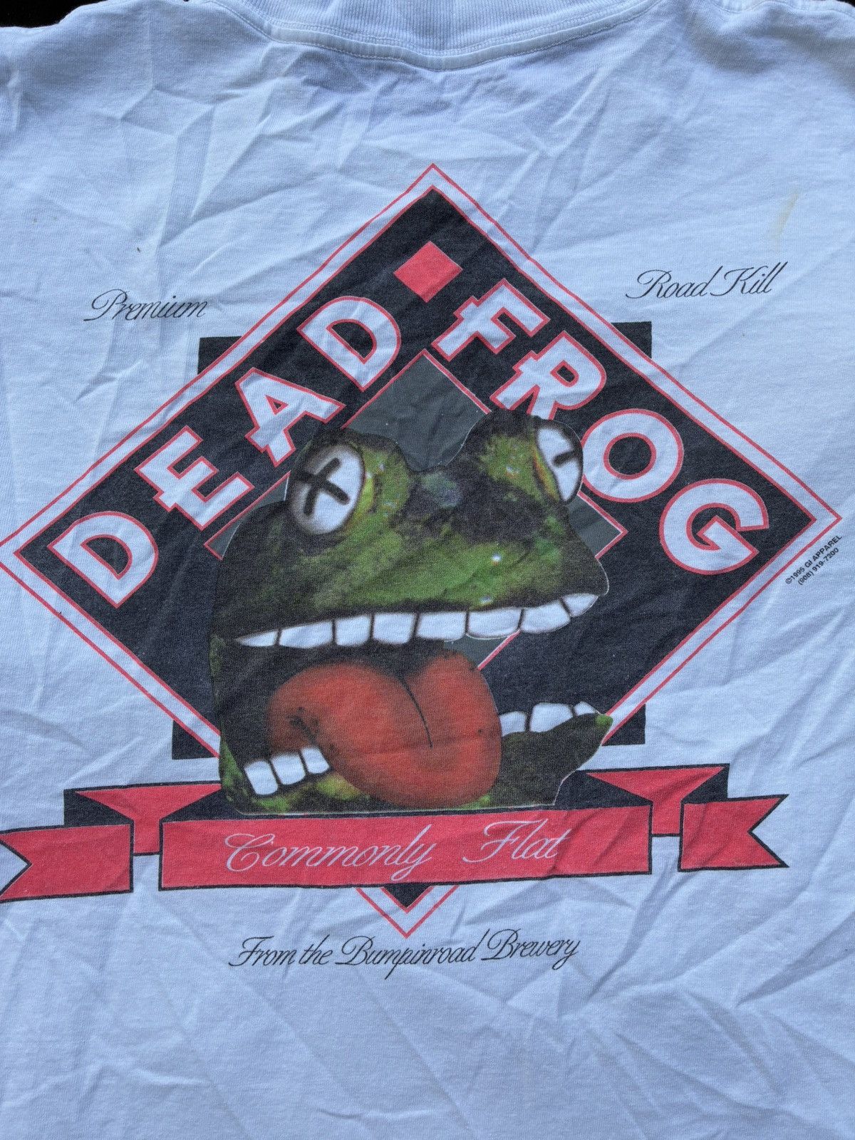 Other Vintage Dead Frog Bermuda T-Shirt Size US XL / EU 56 / 4 - 4 Thumbnail