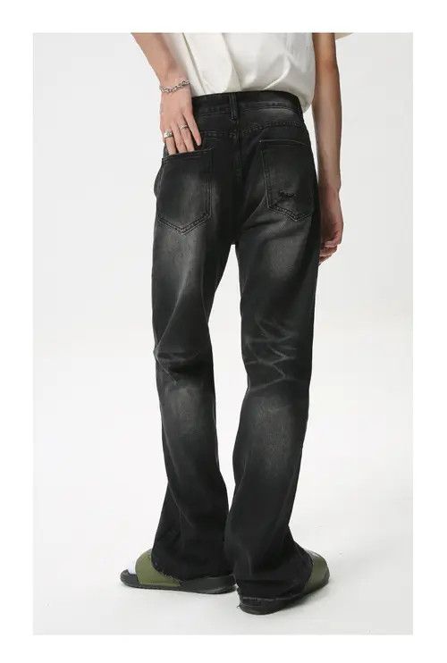 Japanese Brand Washed casual bootcut jeans Size US 31 - 5 Thumbnail