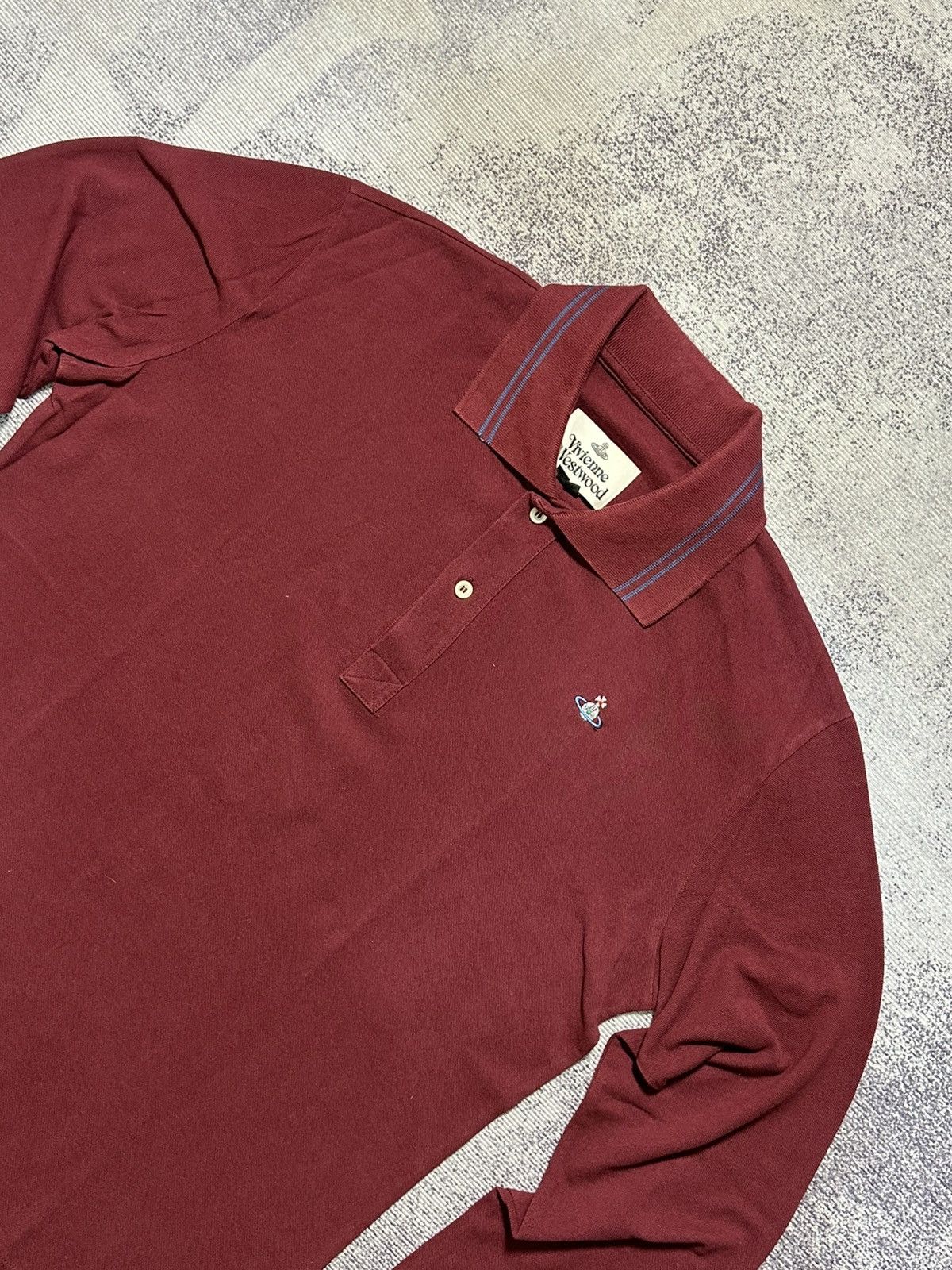 Vivienne Westwood Vivienne Westwood Long Sleeve Shirts Maroon Size US L / EU 52-54 / 3 - 3 Thumbnail