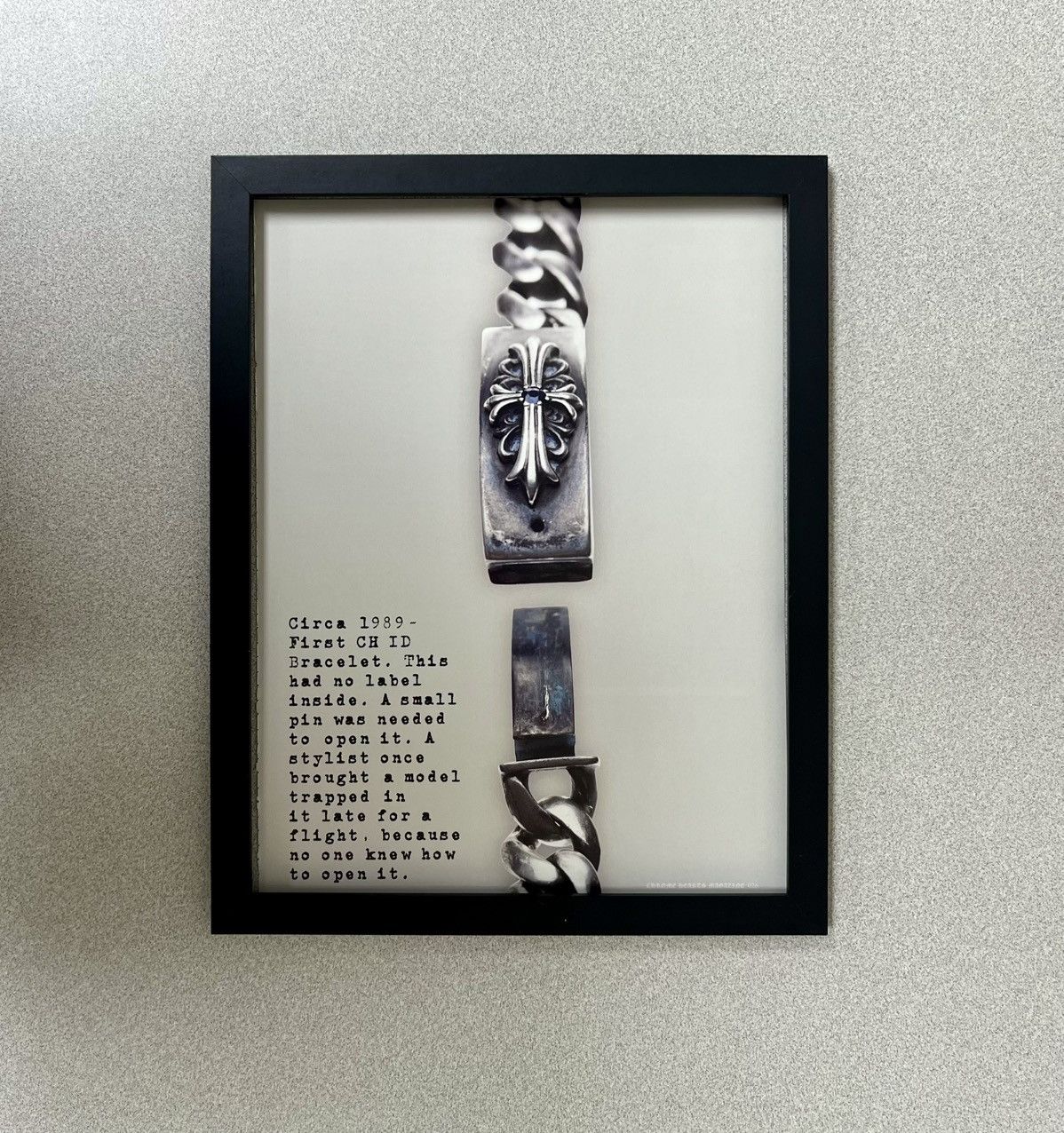 Chrome Hearts Chrome Hearts 9x11 Framed poster Size ONE SIZE - 1 Thumbnail