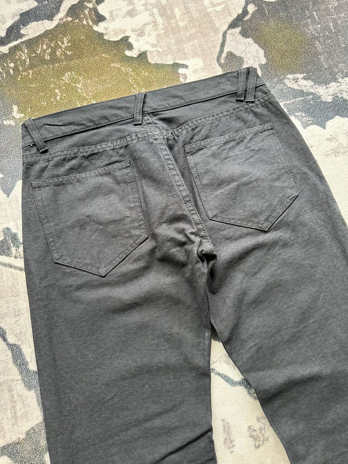 NO ID No ID Japan black denim avantgarde slim rocker fashion Size US 32 / EU 48 - 11 Thumbnail