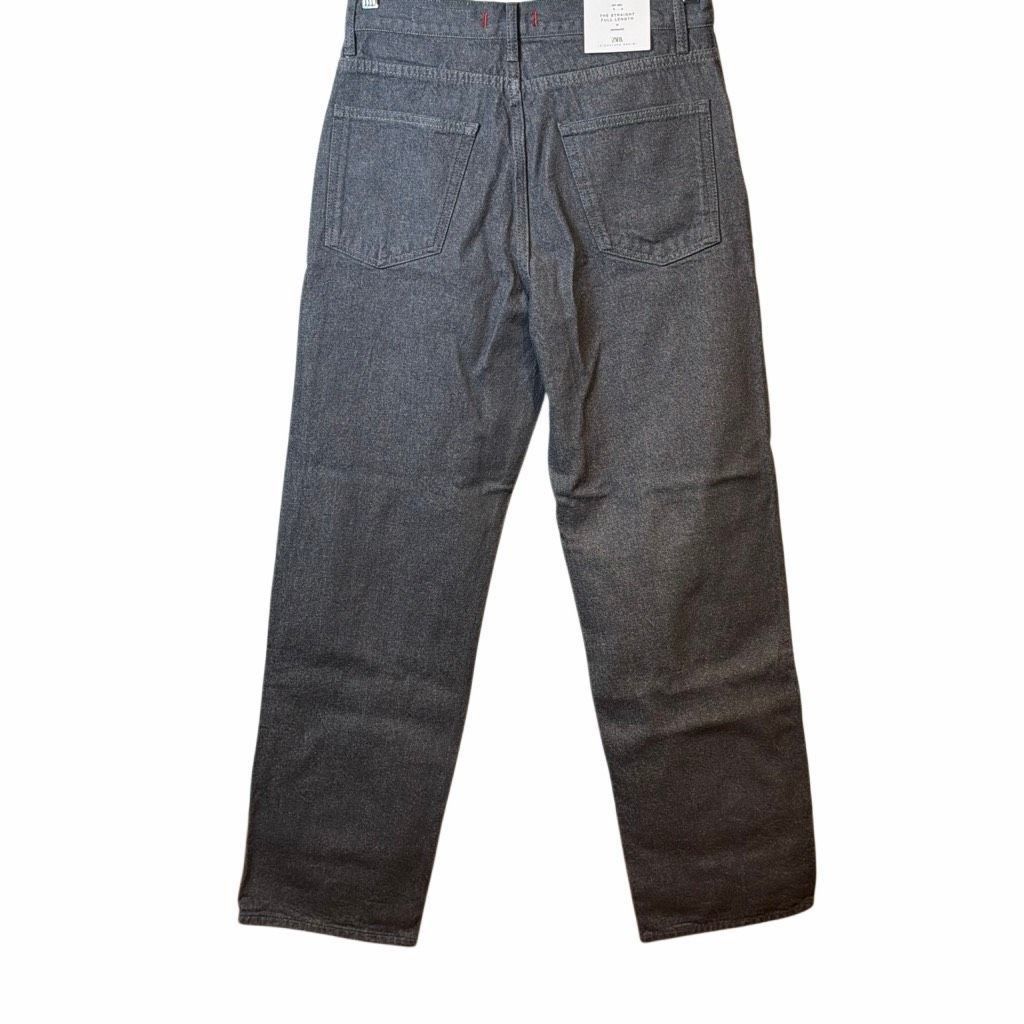 Zara NWT – Zara ZW Collection Full Length Straight Jeans in Anthr Size 30" / US 8 / IT 44 - 10 Thumbnail