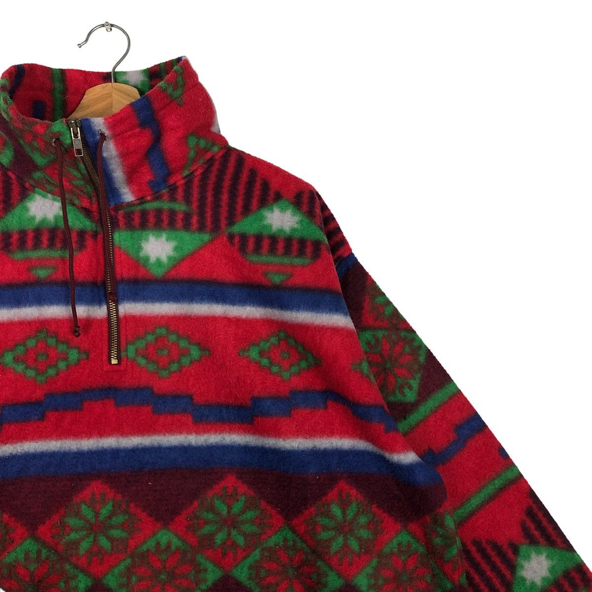Japanese Brand 🔥VTG NAVAJO NATIVE FLEECE JACKET NEW FAST JAPAN MADE Size US XL / EU 56 / 4 - 3 Thumbnail
