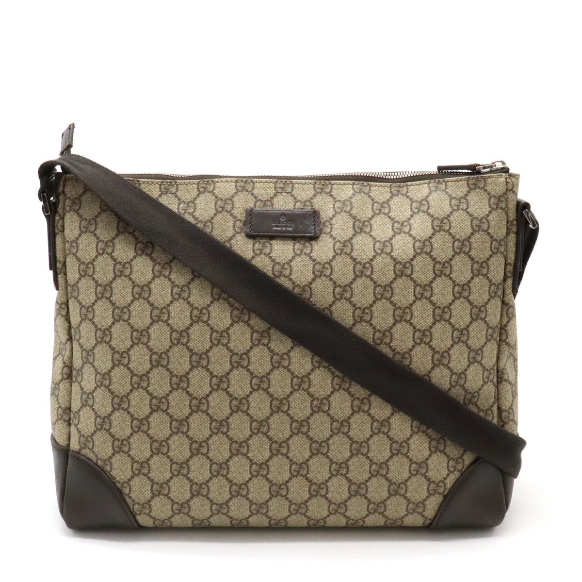 Gucci Gucci Gucci GG Supreme PVC Leather Shoulder Bag 110054 Canvas Crossbody Bag 110054 in Very Good Condition Size ONE SIZE - 1 Thumbnail