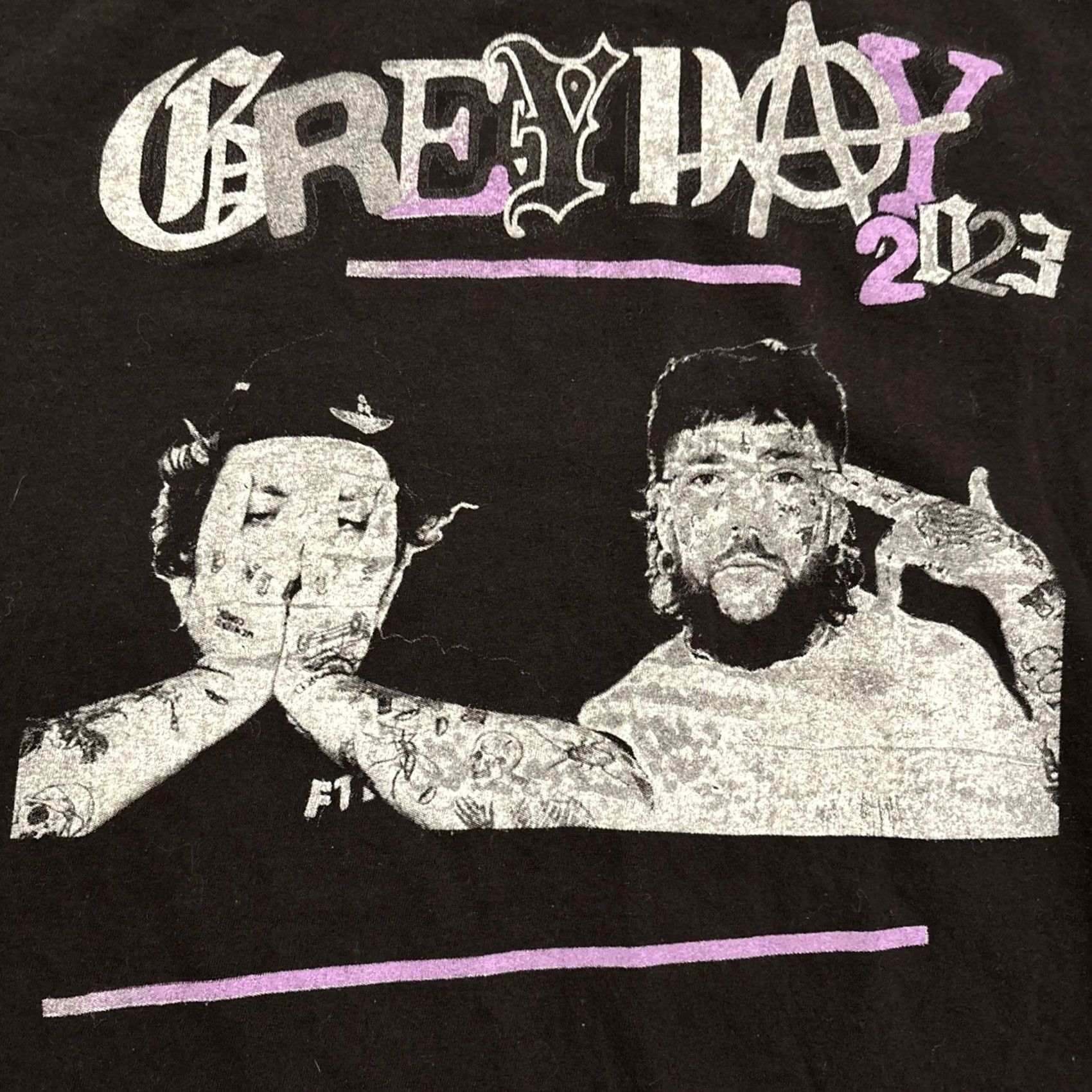 G59 Records Suicideboys Grey Day Tour 2023 Shirt XL T-Shirt Men Black Crew Neck Short Sleeve G59 Records Size US XL / EU 56 / 4 - 2 Thumbnail