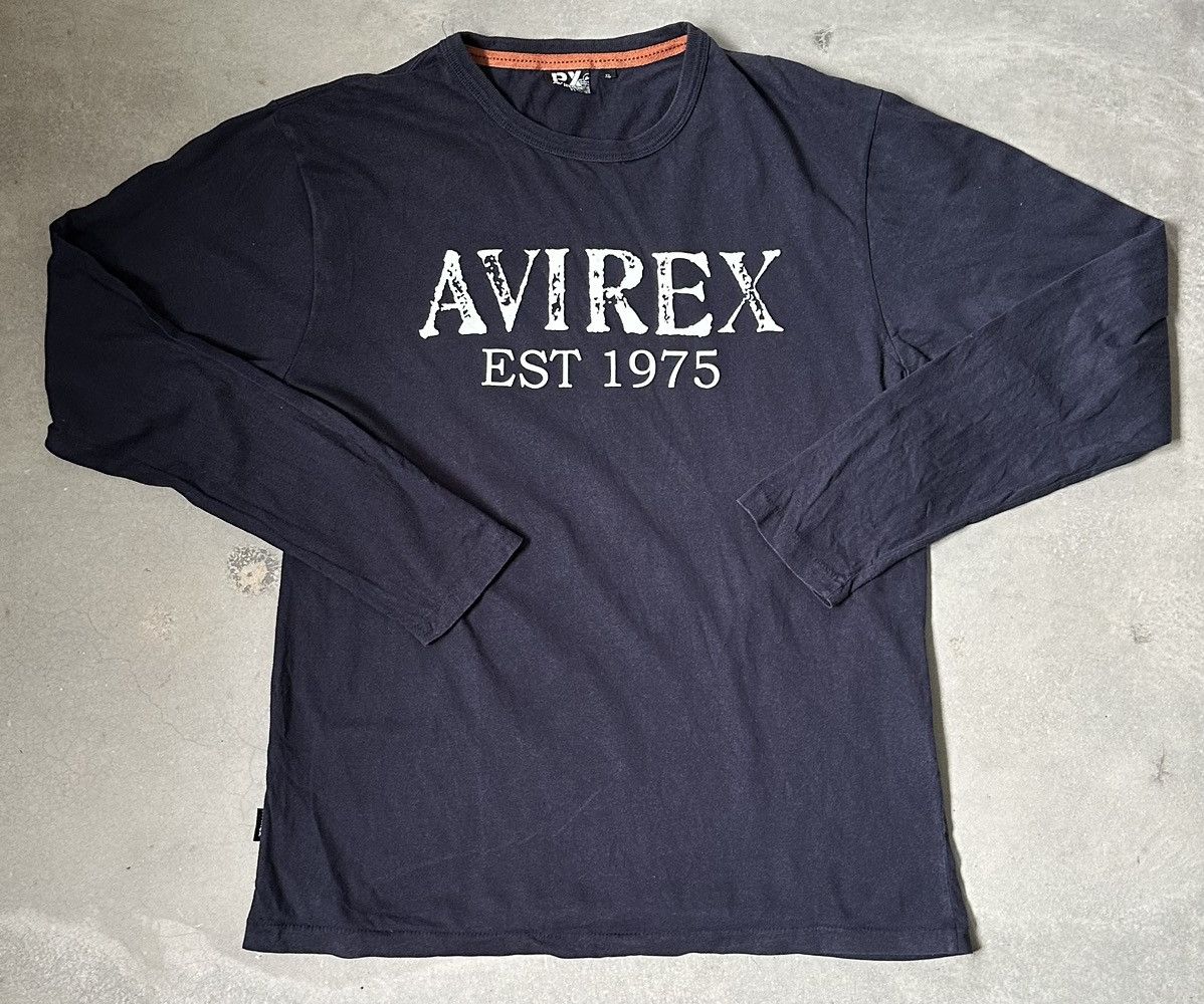 Avirex VINTAGS AVIREX MIGHTY EIGHT LONG SLEEVE TEE Size US M / EU 48-50 / 2 - 2 Thumbnail