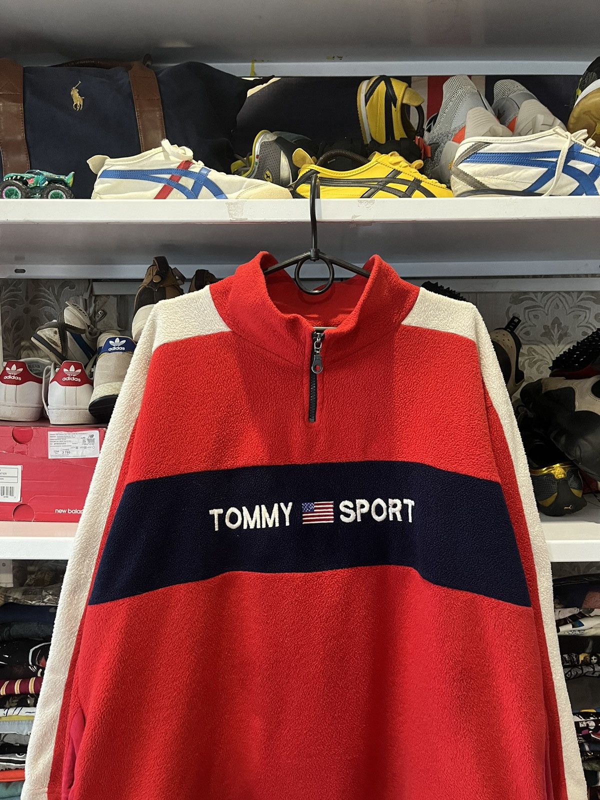 Tommy Hilfiger Mens Fleece Jacket Tommy Sport Hilfiger Vintage Size L Size US XL / EU 56 / 4 - 4 Thumbnail
