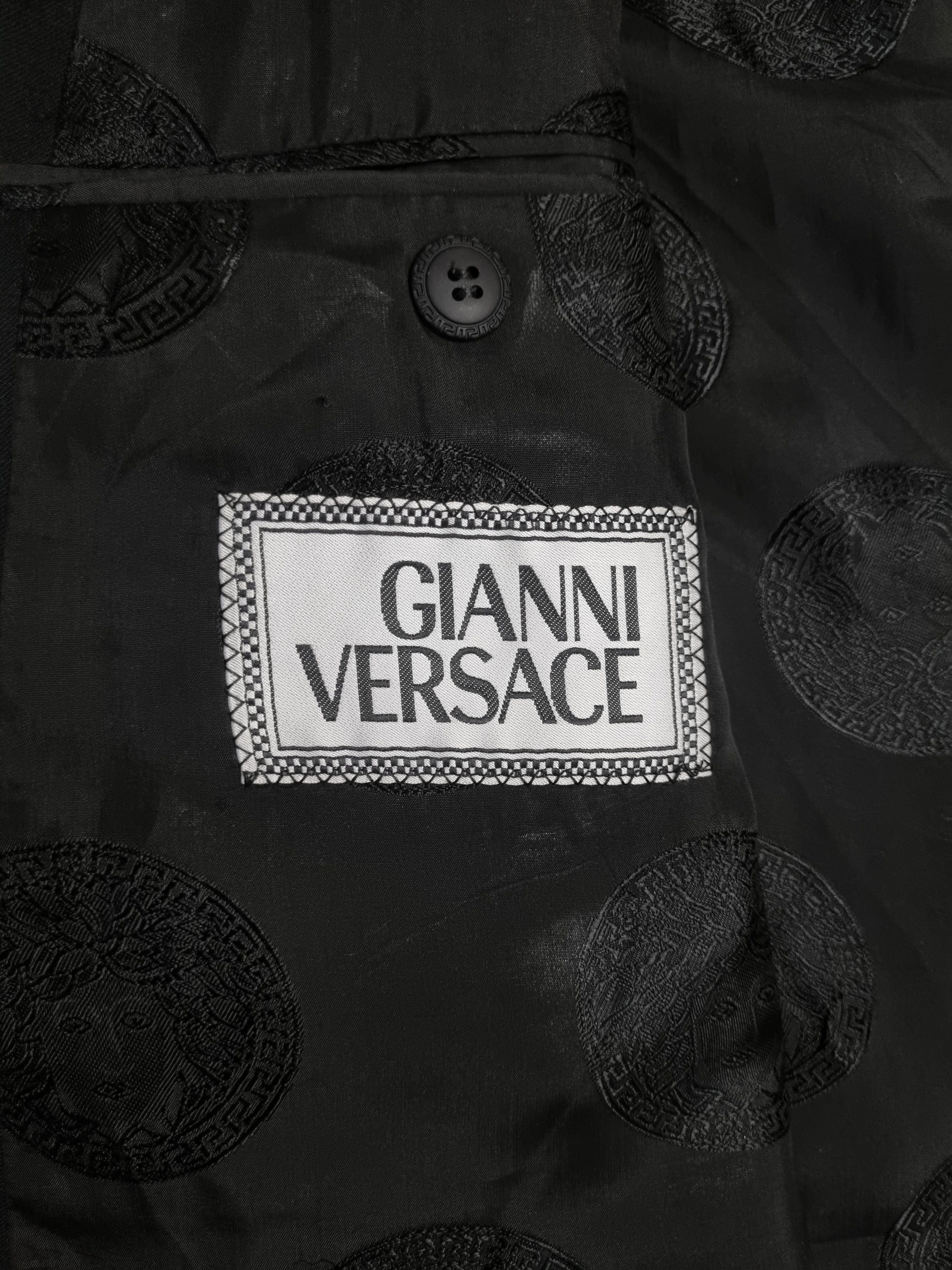 Versace Vintage GIANNI VERSACE Double-Breasted Blazer Size 54R - 12 Thumbnail