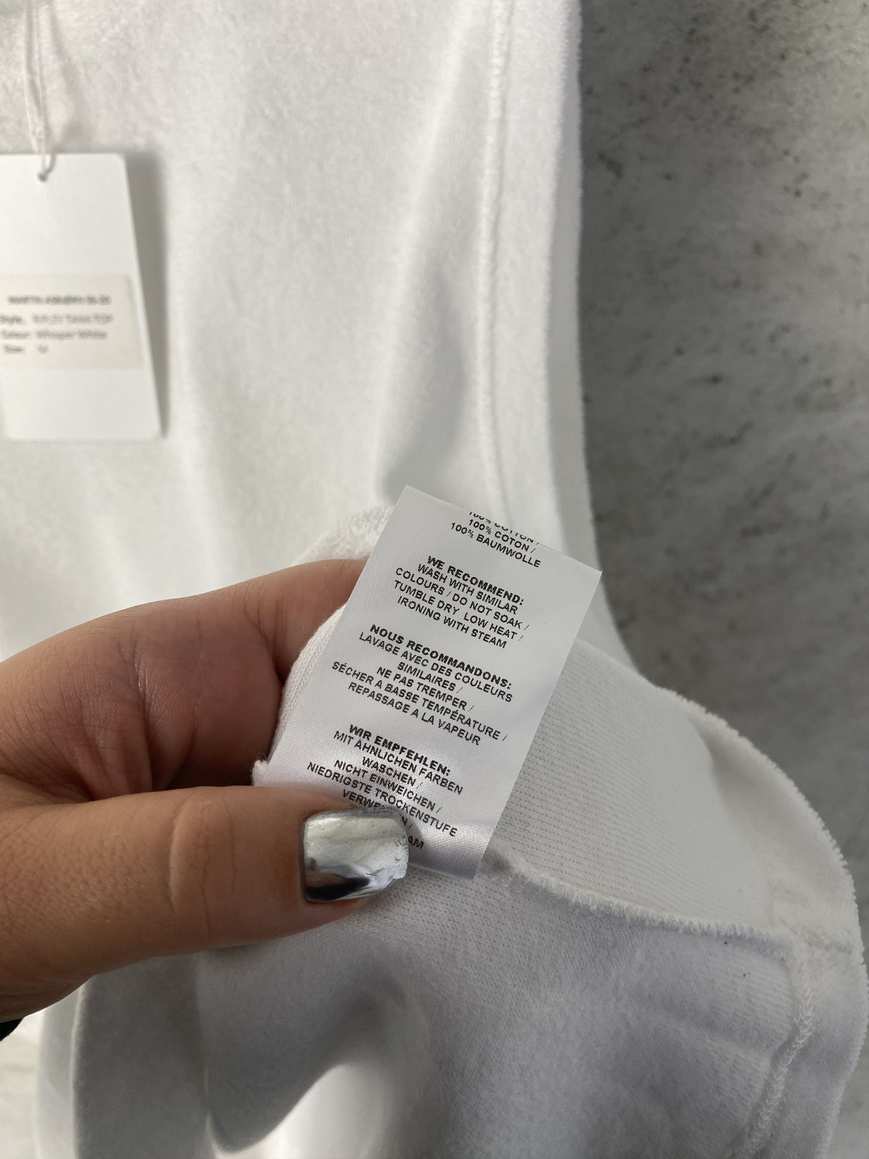 Martin Asbjorn Martin Asbjorn Terry asymmetric t-shirt tee tank top Size US M / EU 48-50 / 2 - 7 Thumbnail
