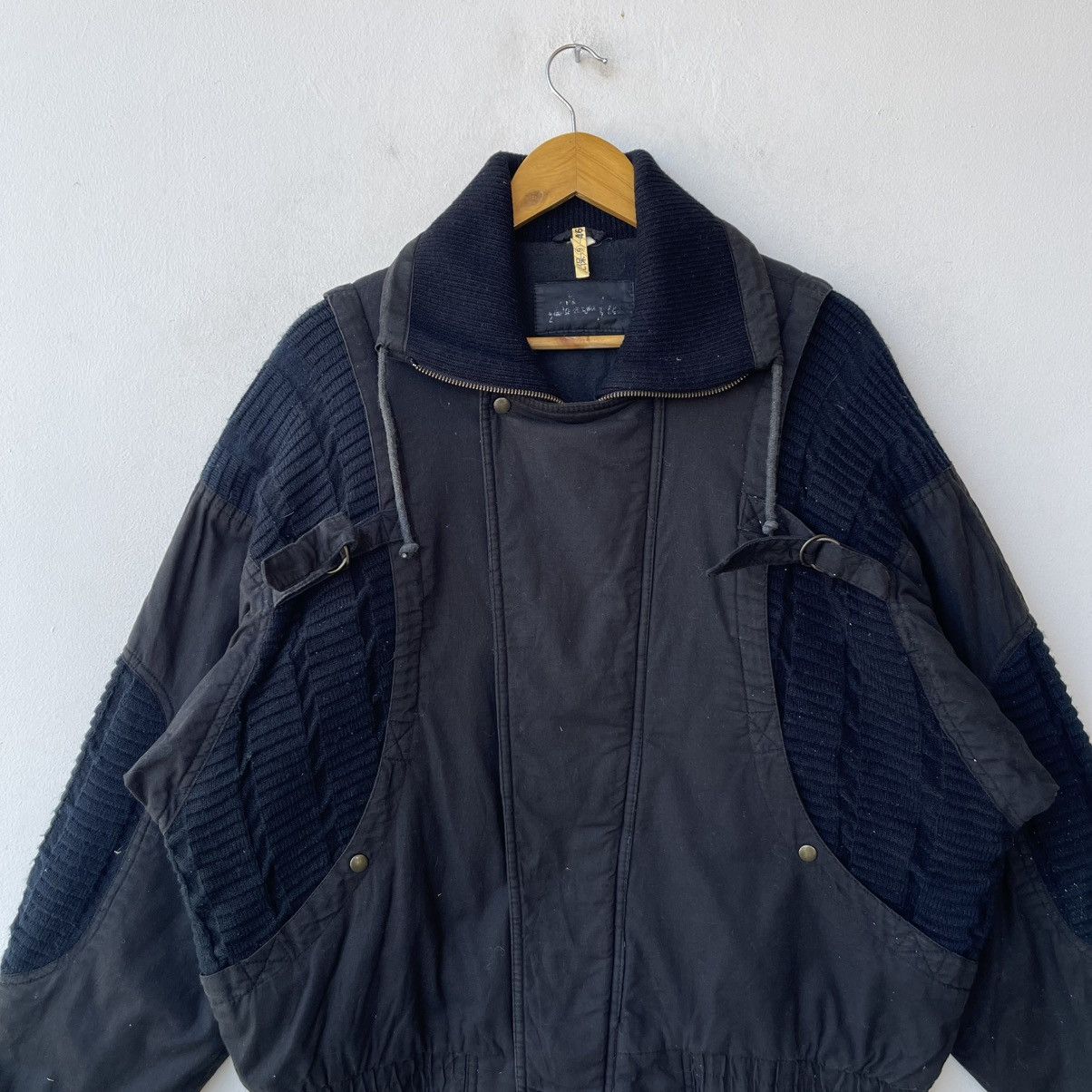 Marithe + Francois Girbaud Vintage 90s Avant-Garde Utility Bomber Jacket Size US M / EU 48-50 / 2 - 5 Thumbnail