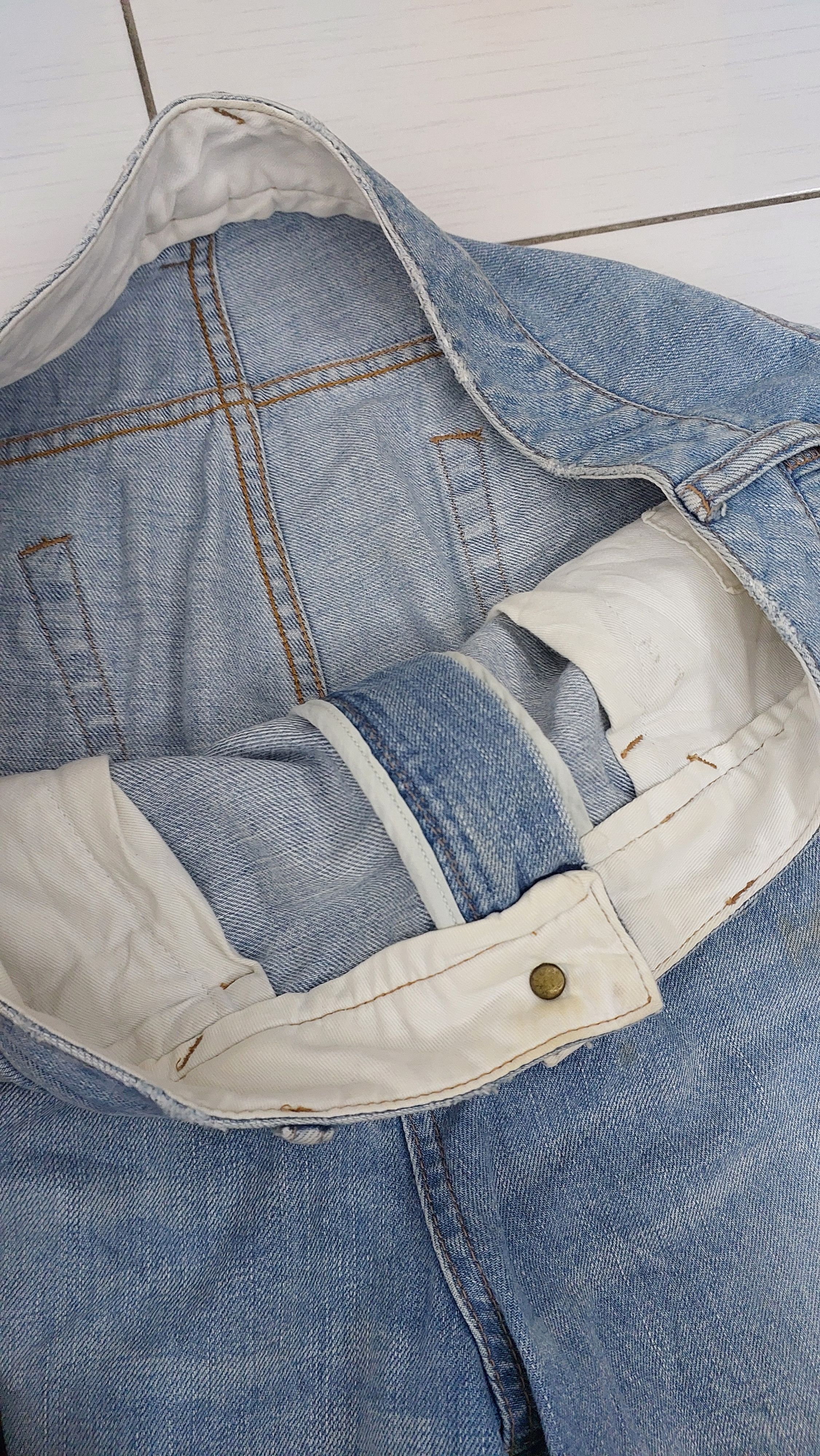 Bukht × Japanese Brand Bukht Trousers Salvage Distressed Jeans Pant Size US 34 / EU 50 - 6 Thumbnail