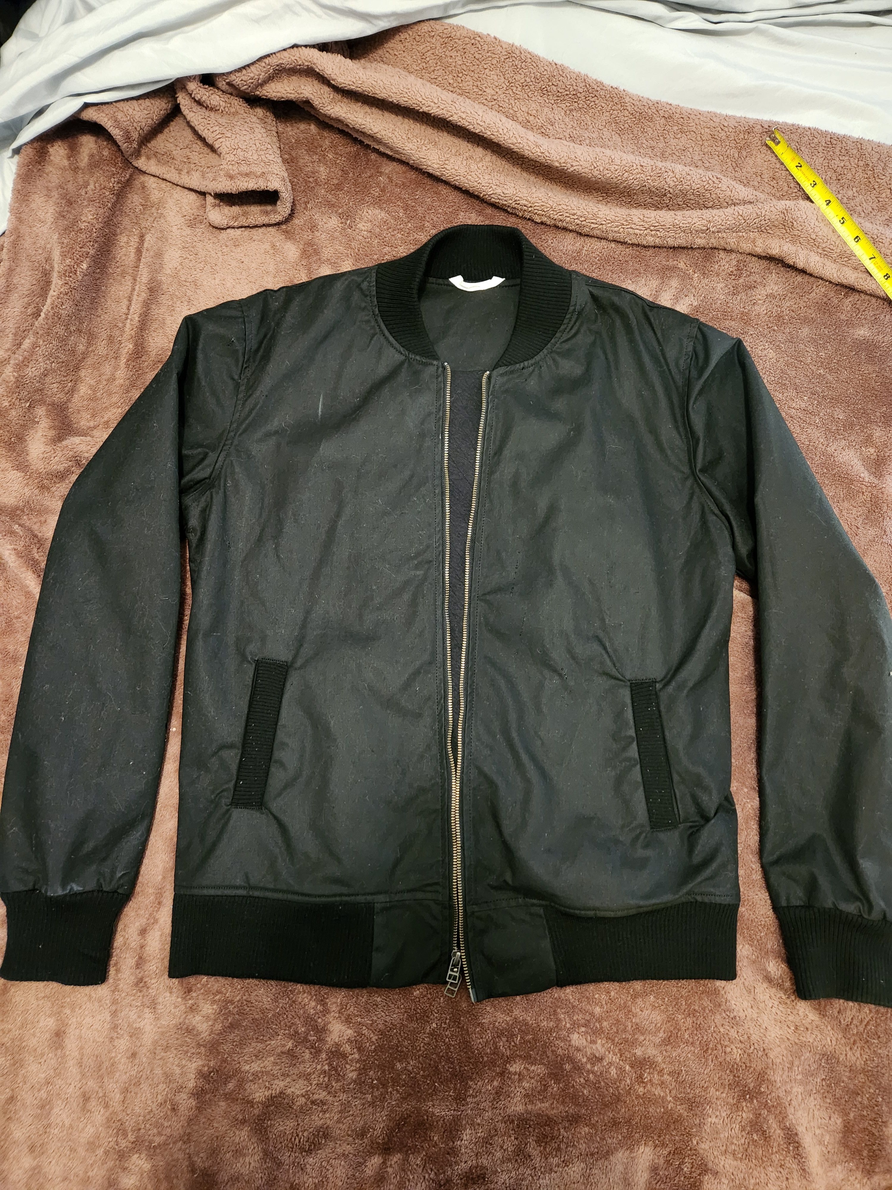 3sixteen 3sixteen black waxed canvas stadium jacket Size US XL / EU 56 / 4 - 1 Thumbnail