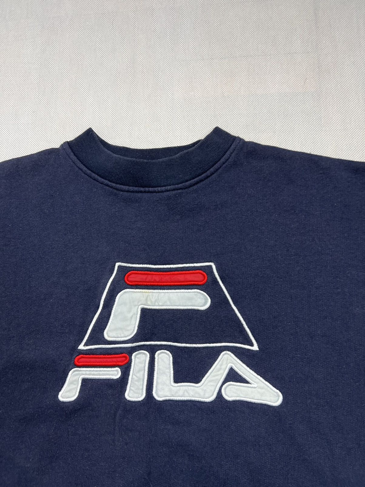 Fila × Vintage Sweatshirt Fila spellout vintage 90’s big logo Size US M / EU 48-50 / 2 - 4 Thumbnail