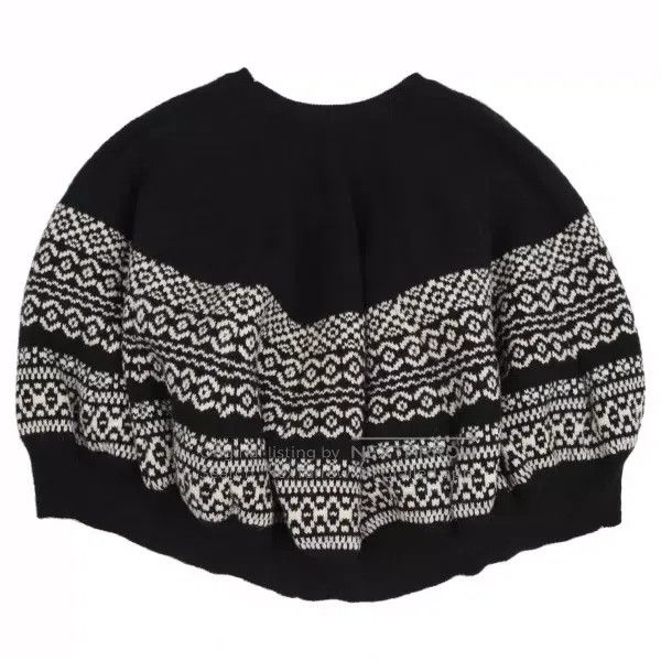 Comme des Garcons Comme Des Garcons Poster-style knitted cape top Size M / US 6-8 / IT 42-44 - 5 Thumbnail