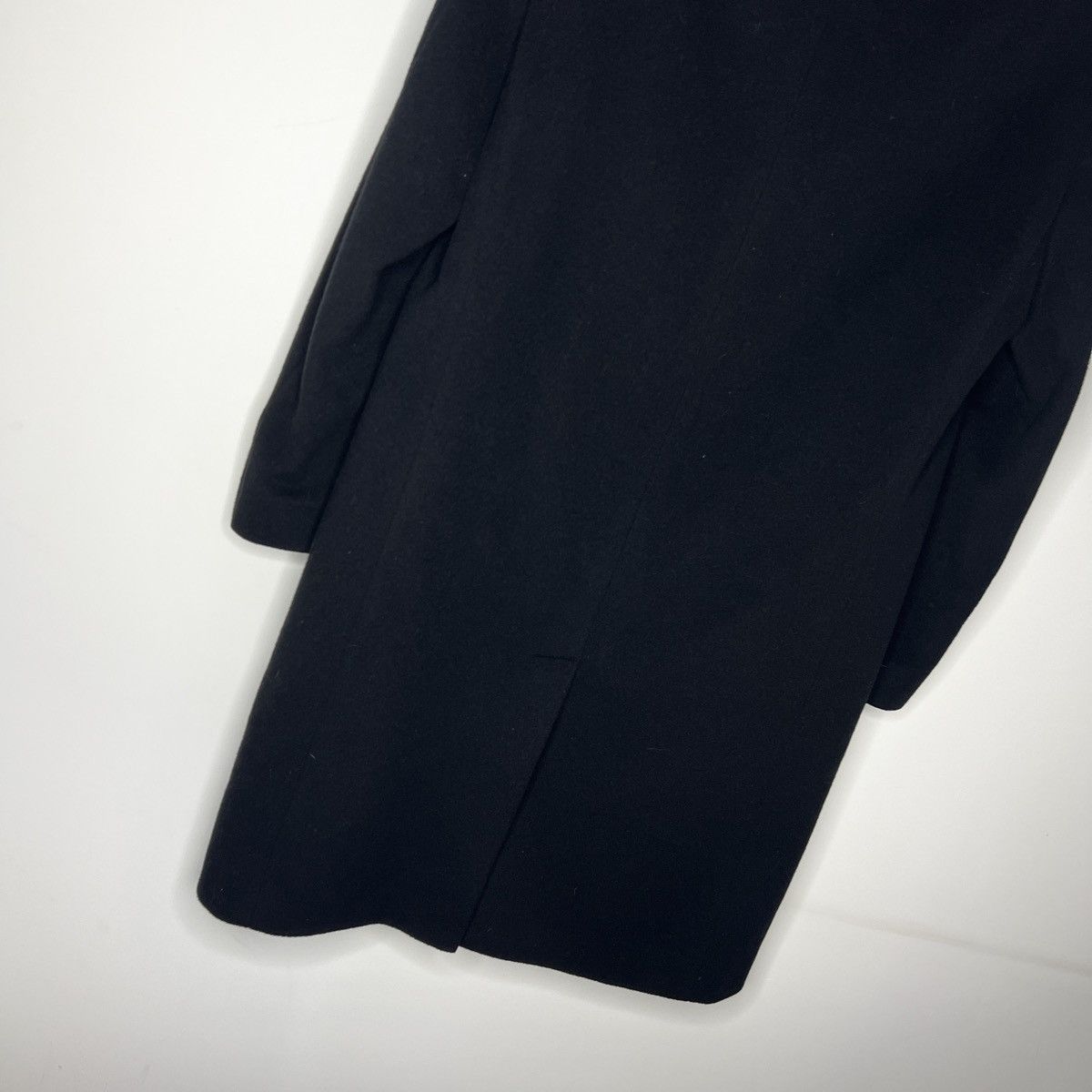 Hugo Boss Vintage Hugo Boss Wool Long Coat Jacket Black 90s Size US M / EU 48-50 / 2 - 7 Thumbnail