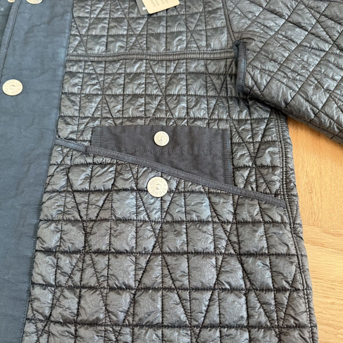 Stone Island Nylon Reps-TC Corrosion Treatment Quilted Jacket Size US M / EU 48-50 / 2 - 2 Thumbnail