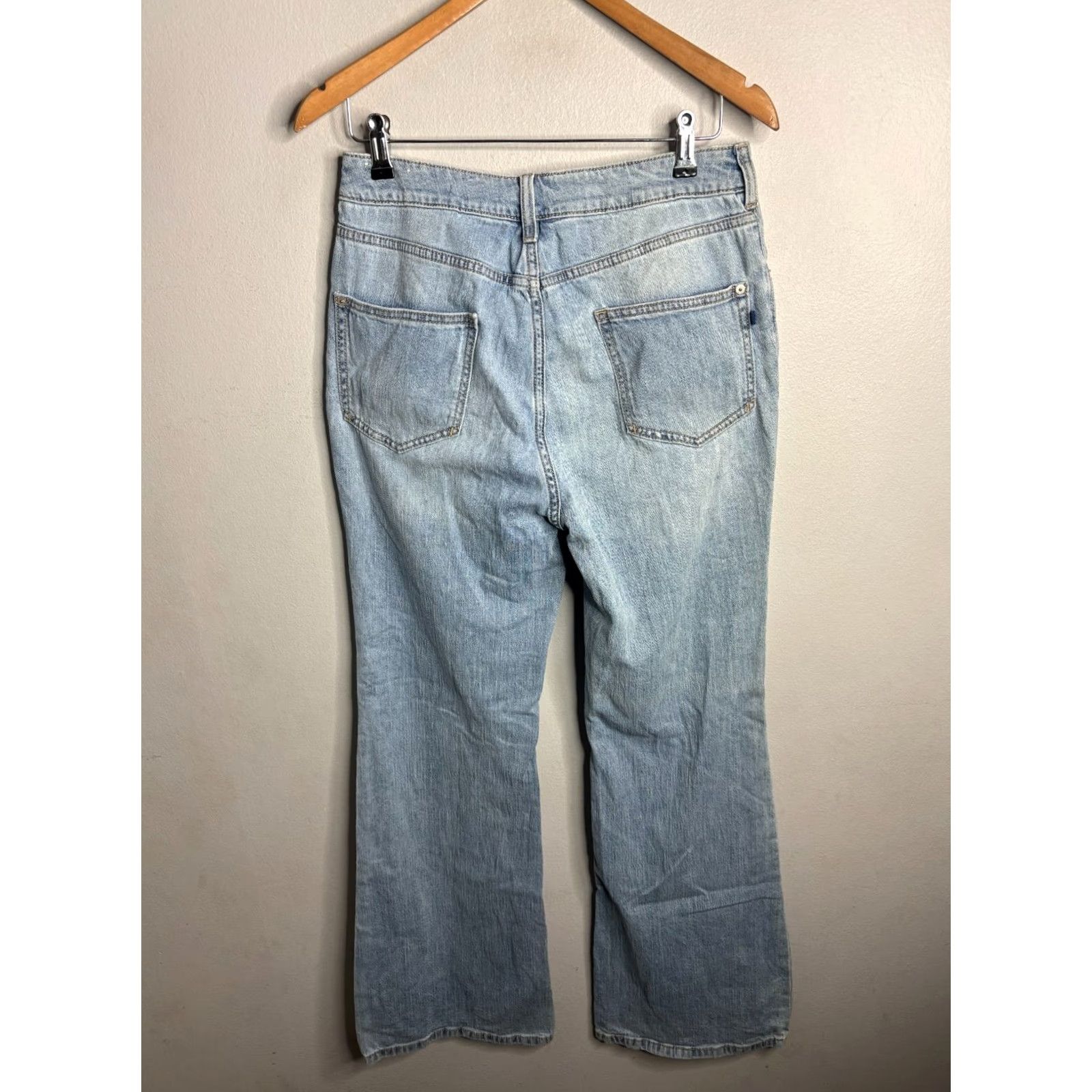 Vintage Pilcro Jeans Womens 30 High Rise Bootcut Denim 4829 blue stretch 5-Pocket Regular Modern Hippie Festival Boho Mens? Women Size 30" / US 8 / IT 44 - 5 Thumbnail