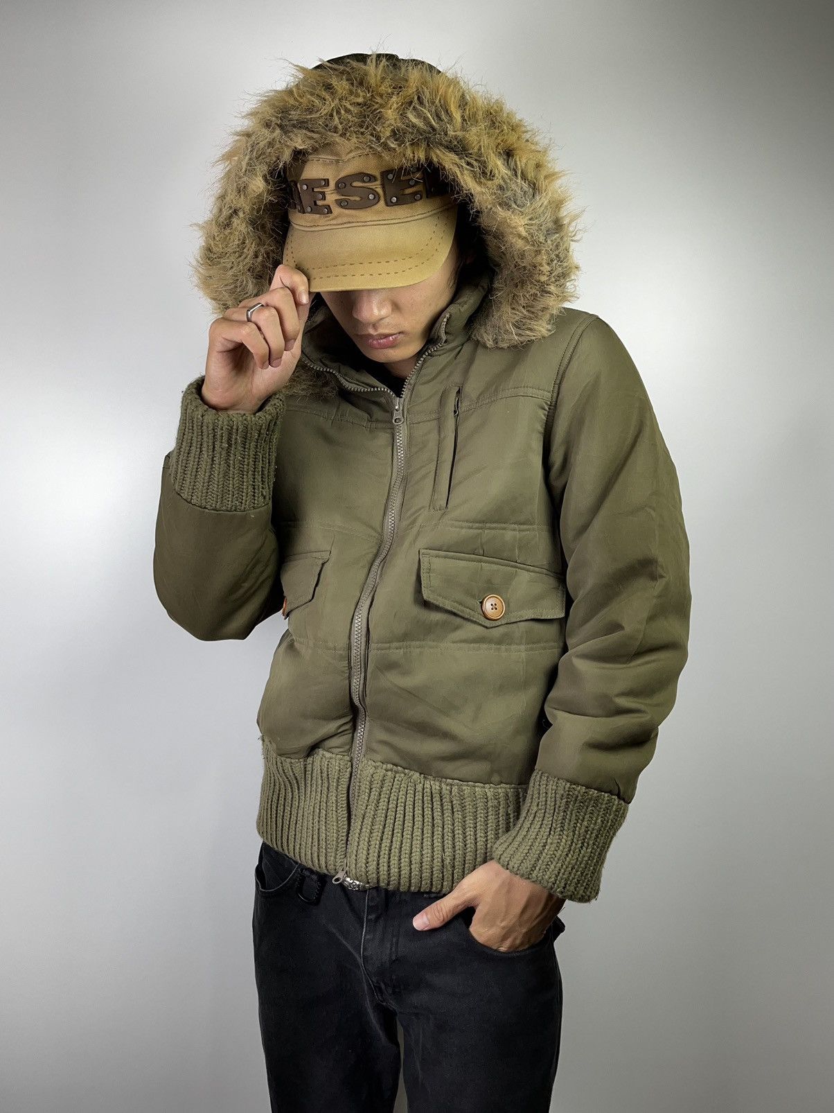 Japanese Brand Japanese brand Fur bono bomber jacket rapua winter sesh Size US M / EU 48-50 / 2 - 1 Thumbnail